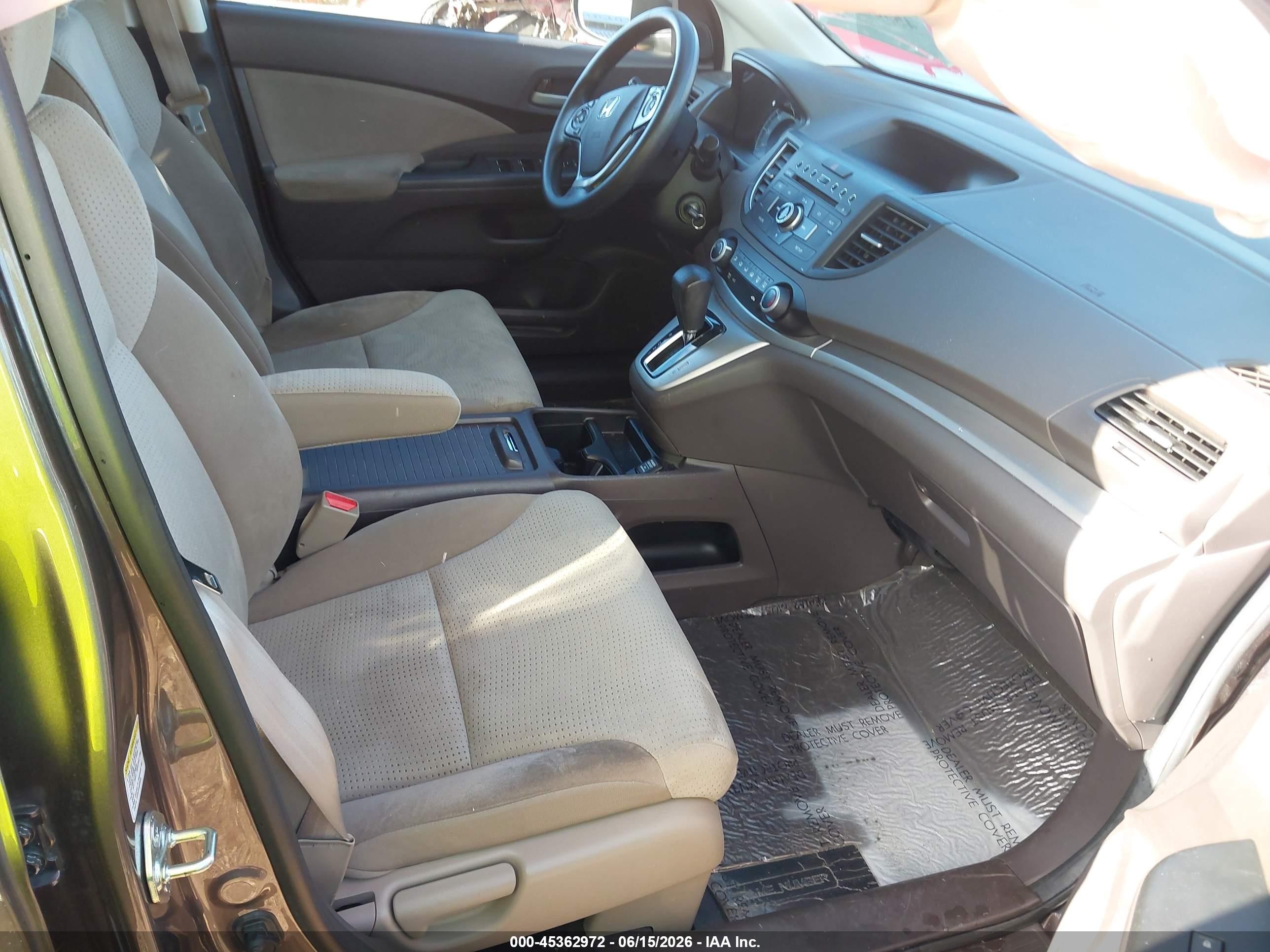 2012 Honda Cr-v Ex Gray vin: 5J6RM4H50CL061655