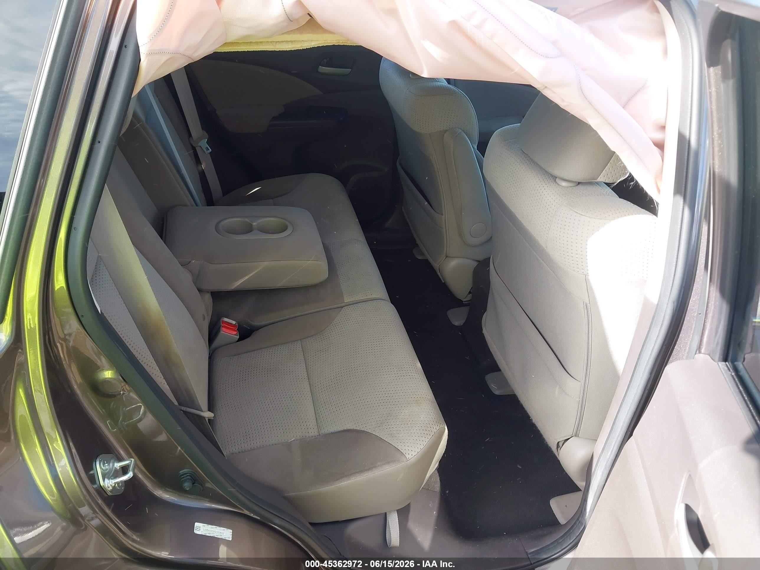 2012 Honda Cr-v Ex Gray vin: 5J6RM4H50CL061655