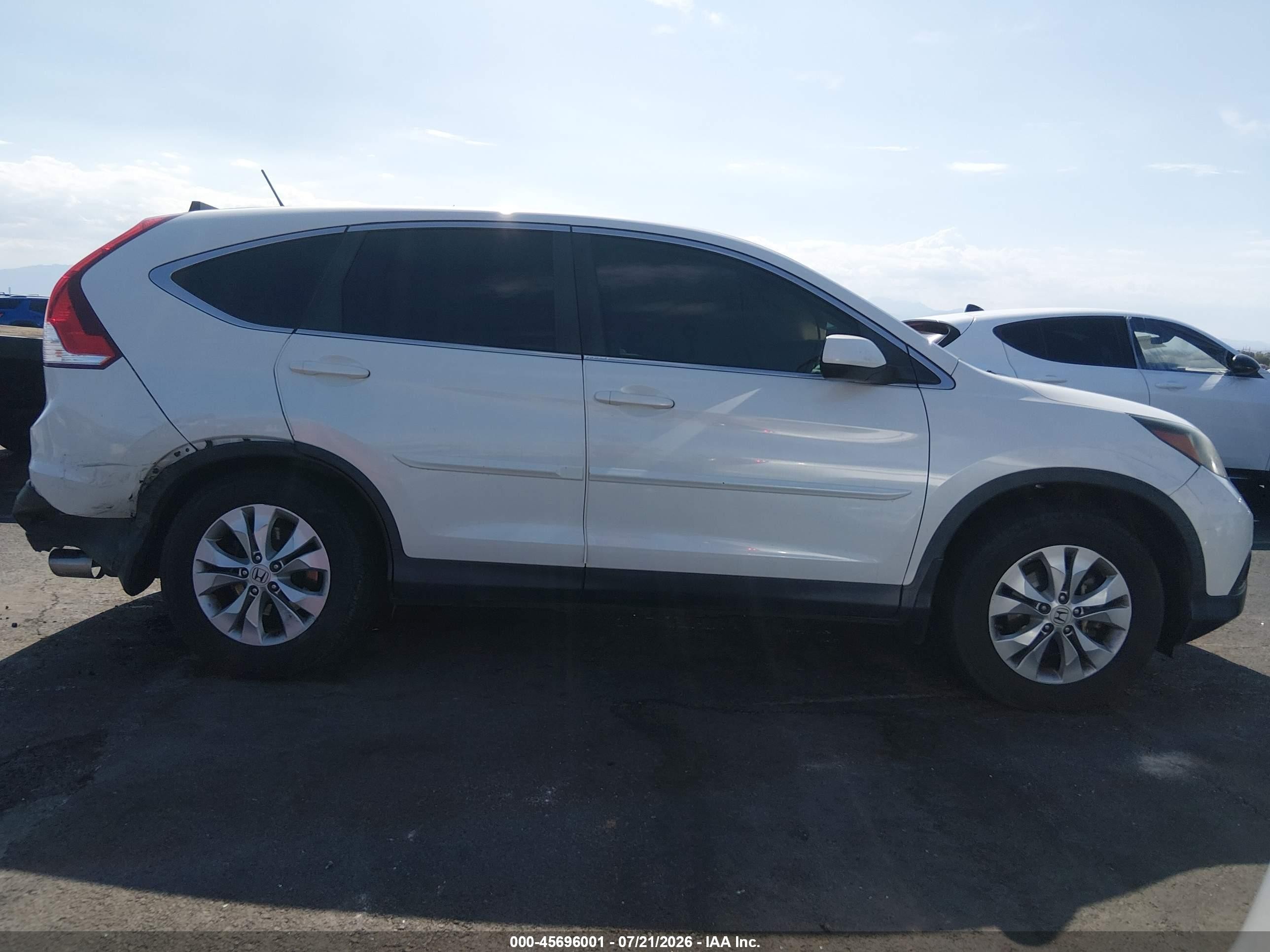 2013 Honda Cr-v Ex Белый vin: 5J6RM4H50DL012778