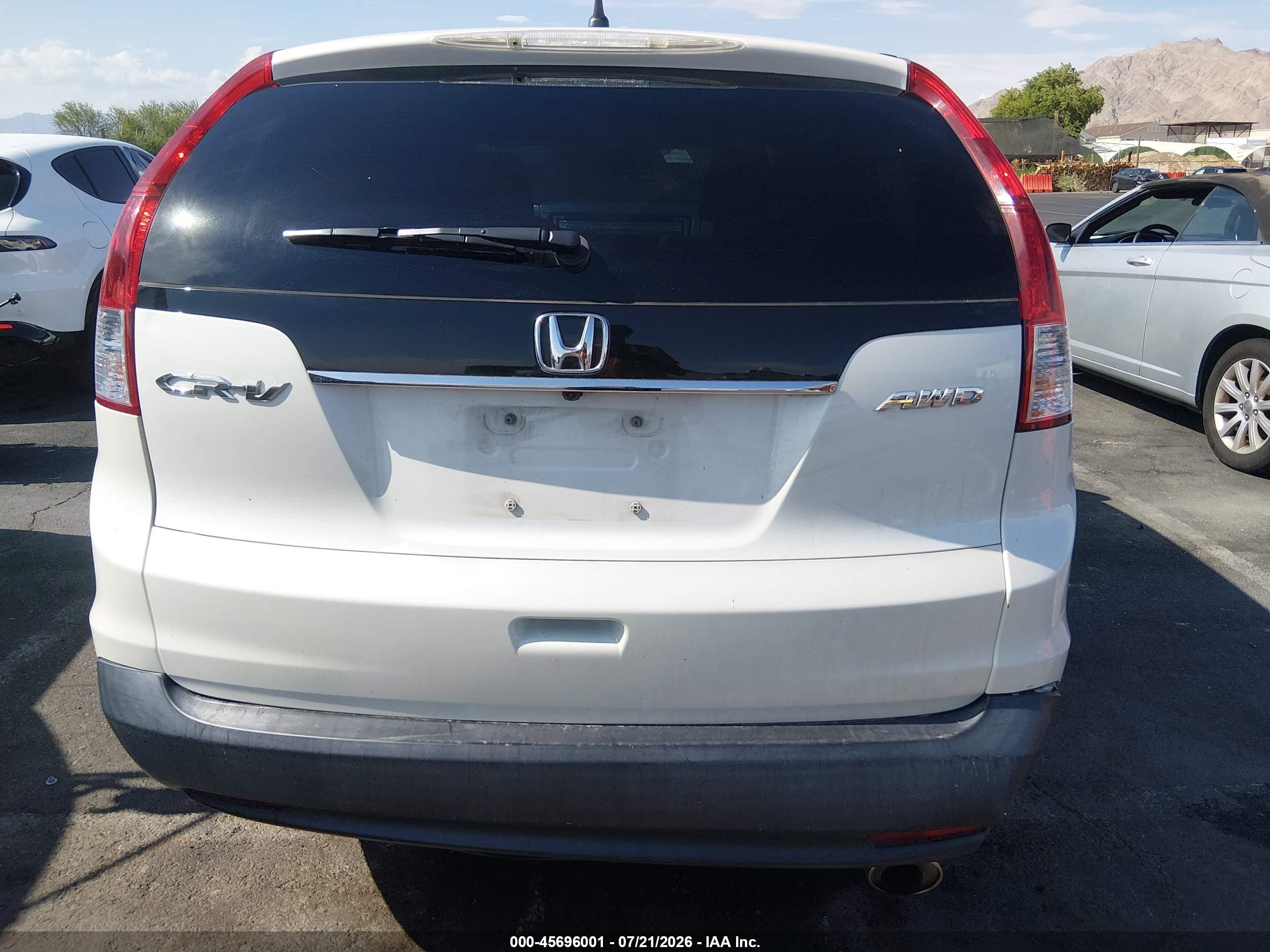 2013 Honda Cr-v Ex Белый vin: 5J6RM4H50DL012778