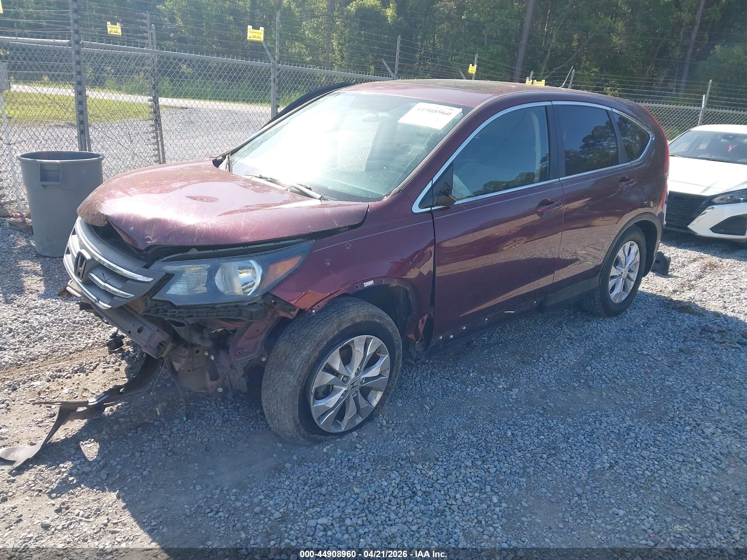 2013 Honda Cr-v Ex Темно-бордовый vin: 5J6RM4H50DL023912
