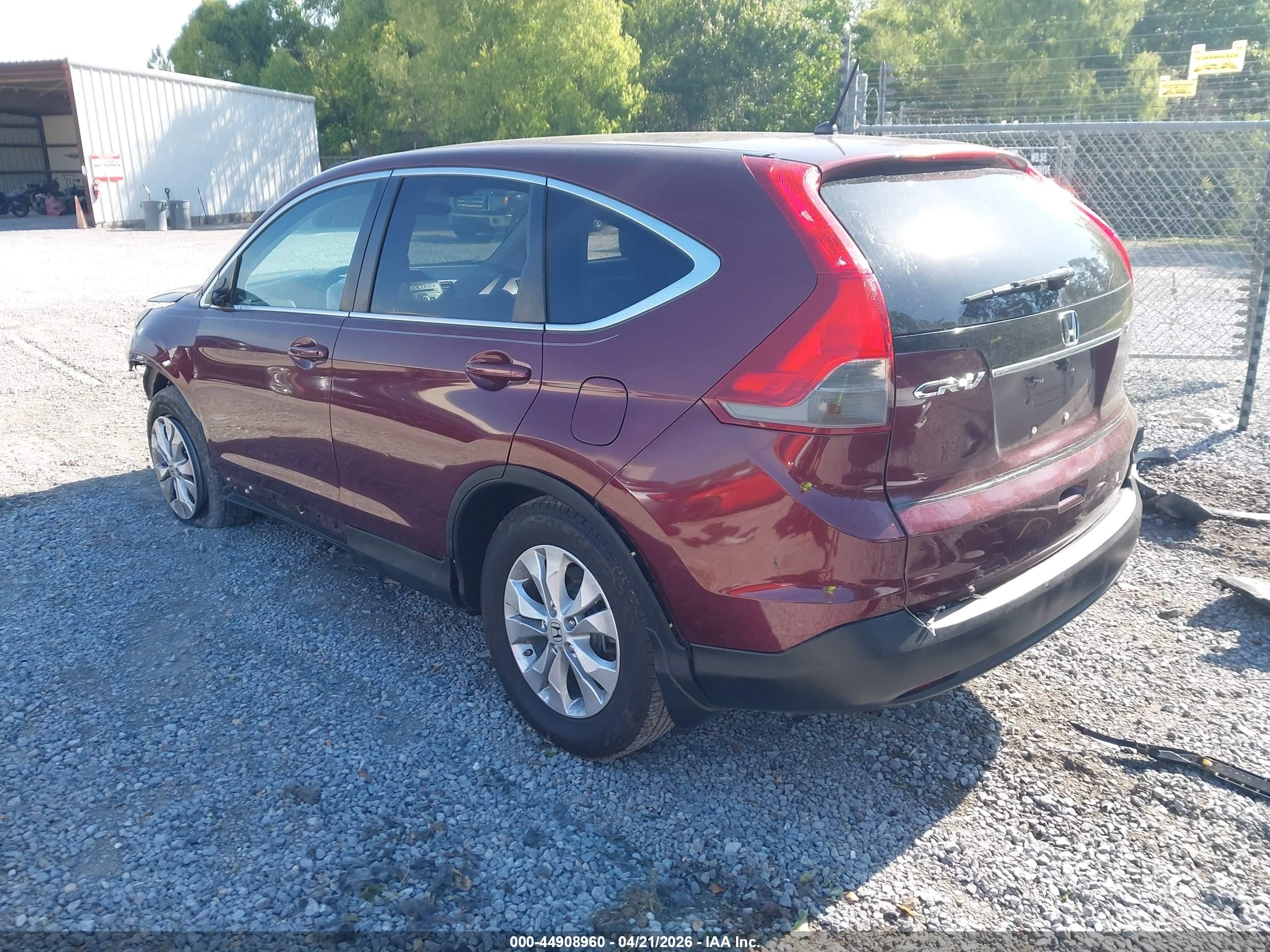2013 Honda Cr-v Ex Темно-бордовый vin: 5J6RM4H50DL023912