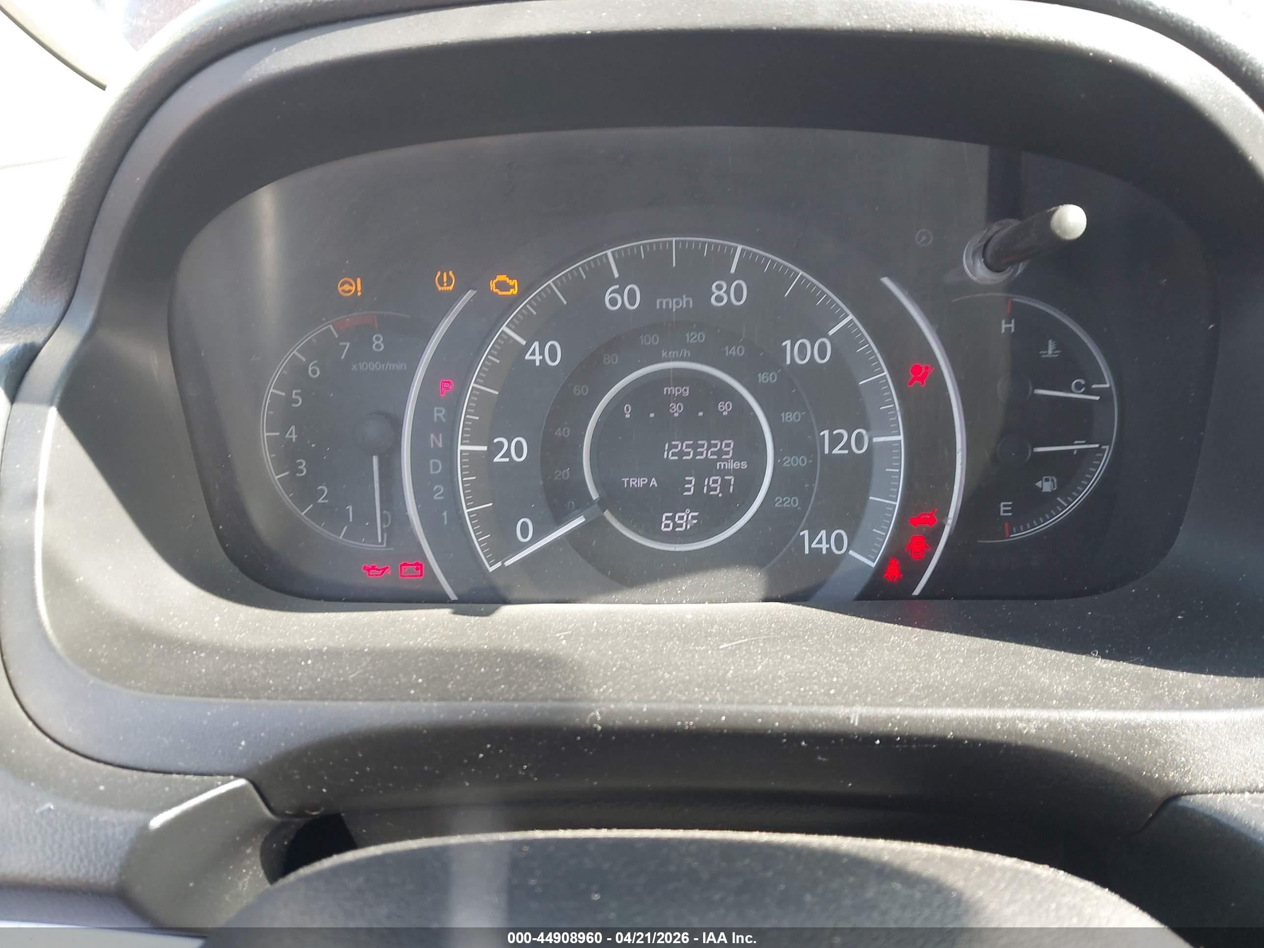 2013 Honda Cr-v Ex Темно-бордовый vin: 5J6RM4H50DL023912