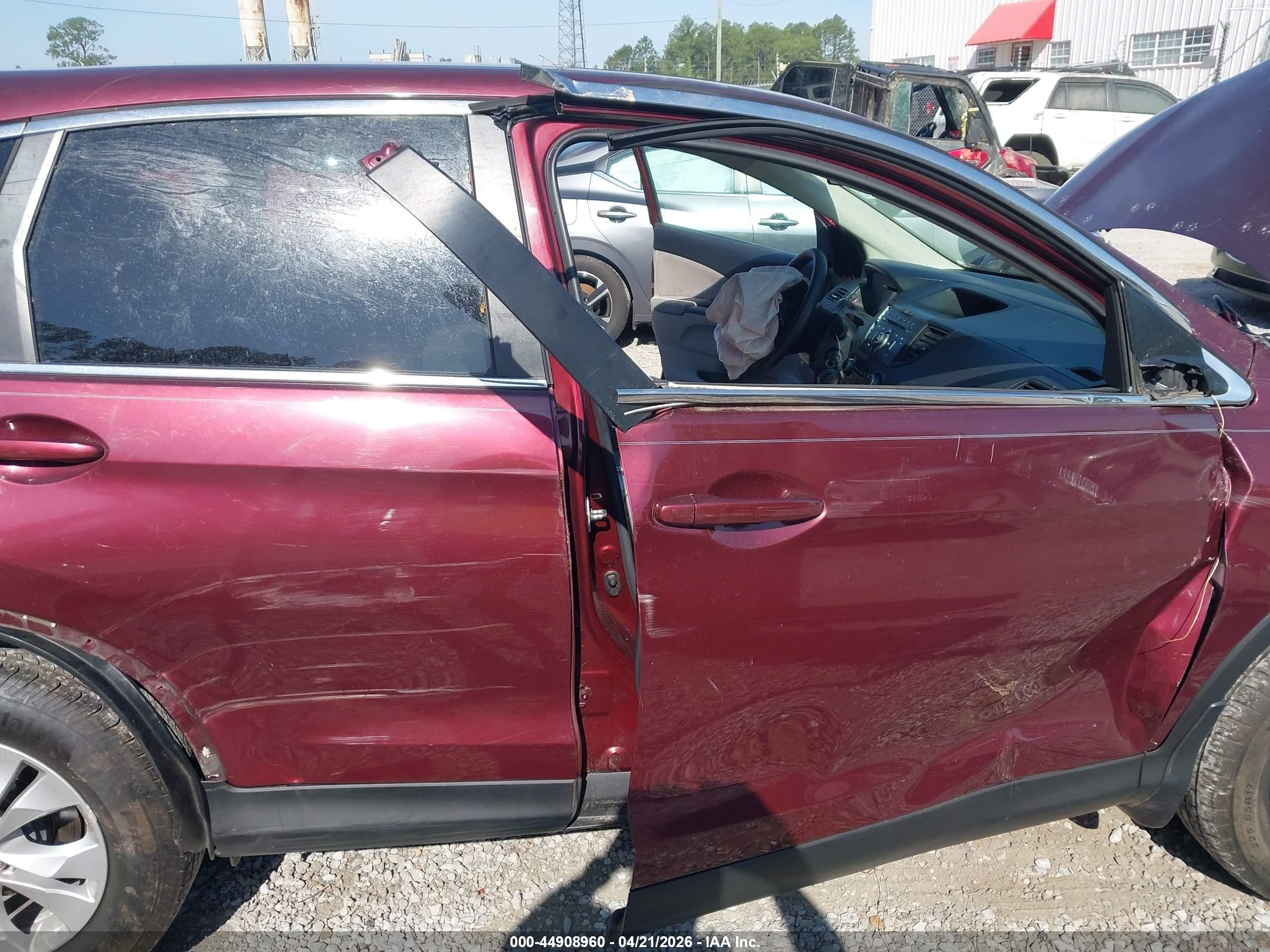 2013 Honda Cr-v Ex Темно-бордовый vin: 5J6RM4H50DL023912