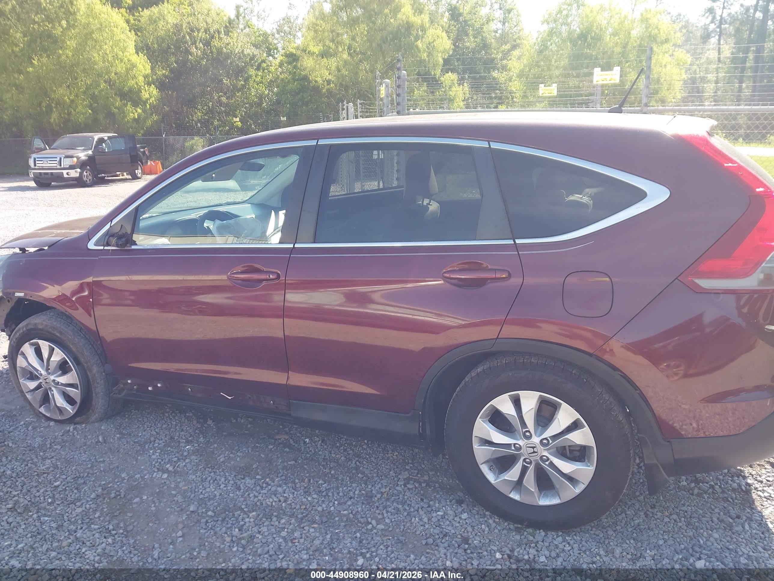 2013 Honda Cr-v Ex Темно-бордовый vin: 5J6RM4H50DL023912