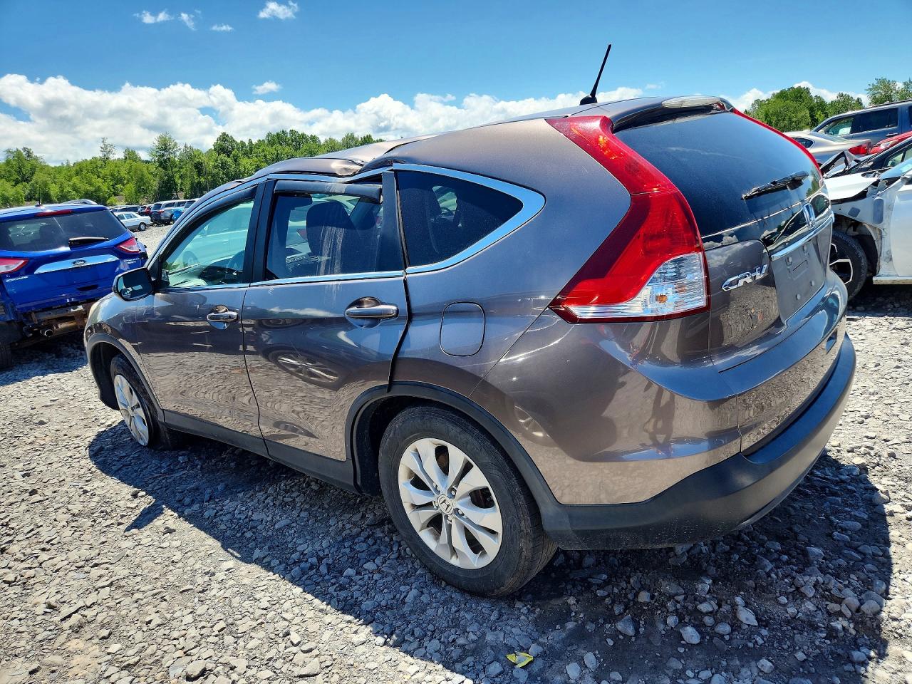 2013 Honda Cr-v Ex Beige vin: 5J6RM4H50DL042072