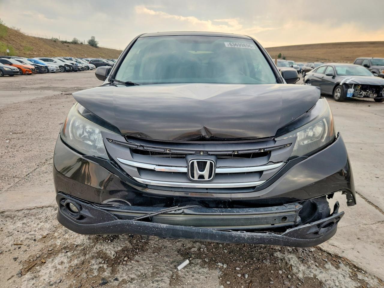 2013 Honda Cr-v Ex Brown vin: 5J6RM4H50DL044520