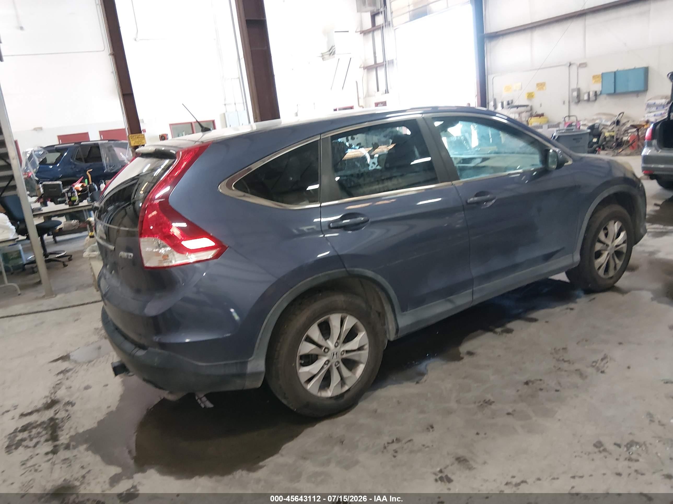 2013 Honda Cr-v Ex Синий vin: 5J6RM4H50DL047353