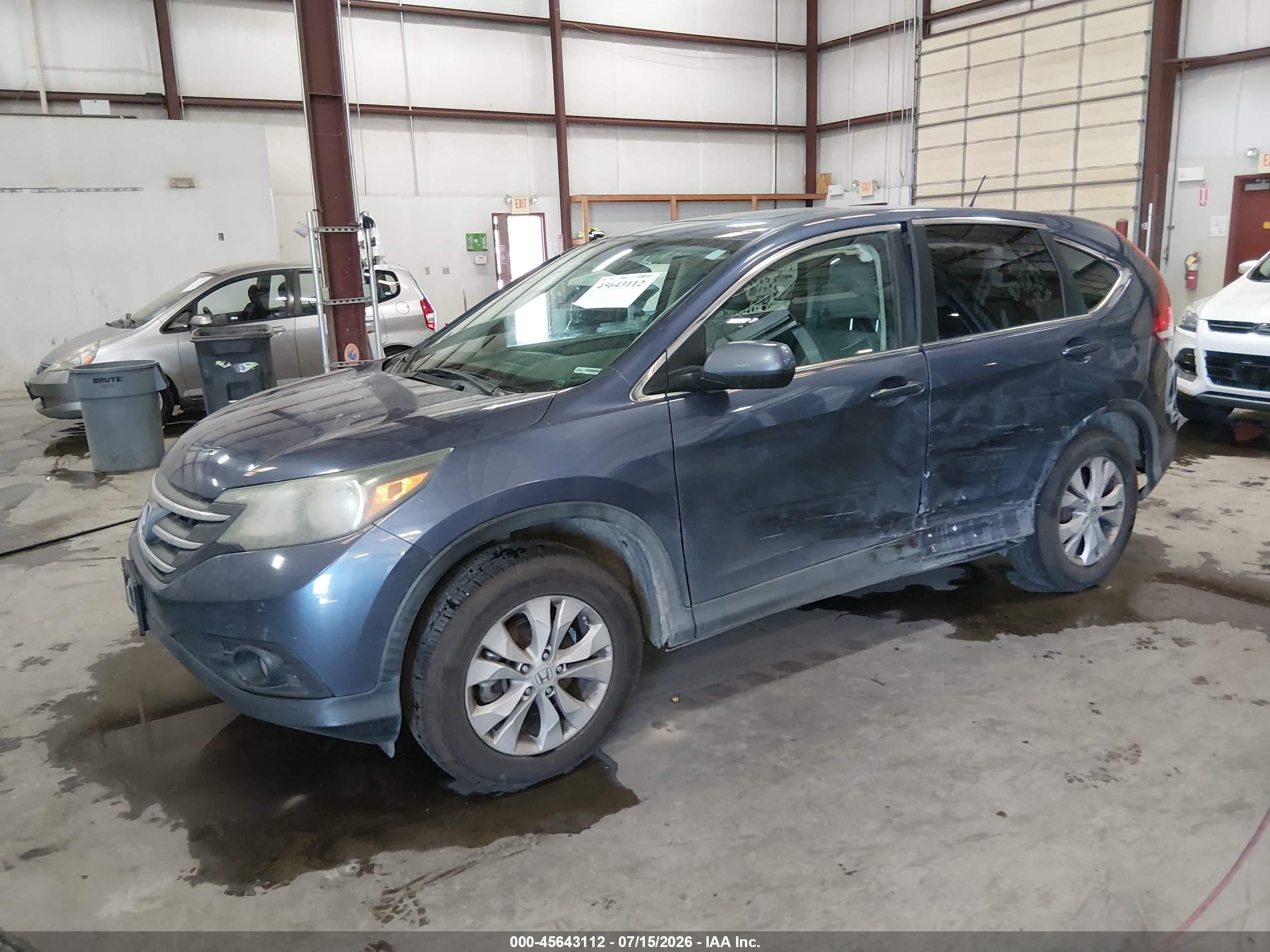 2013 Honda Cr-v Ex Синий vin: 5J6RM4H50DL047353