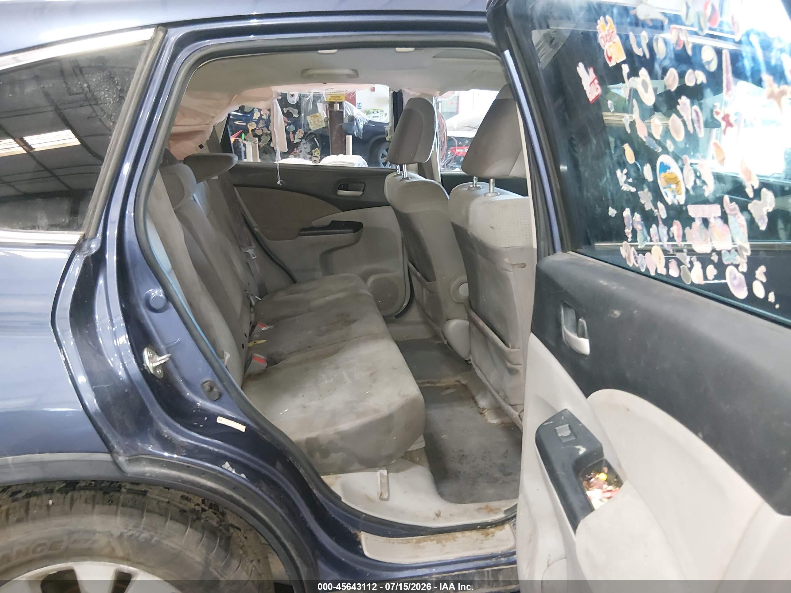 2013 Honda Cr-v Ex Синий vin: 5J6RM4H50DL047353