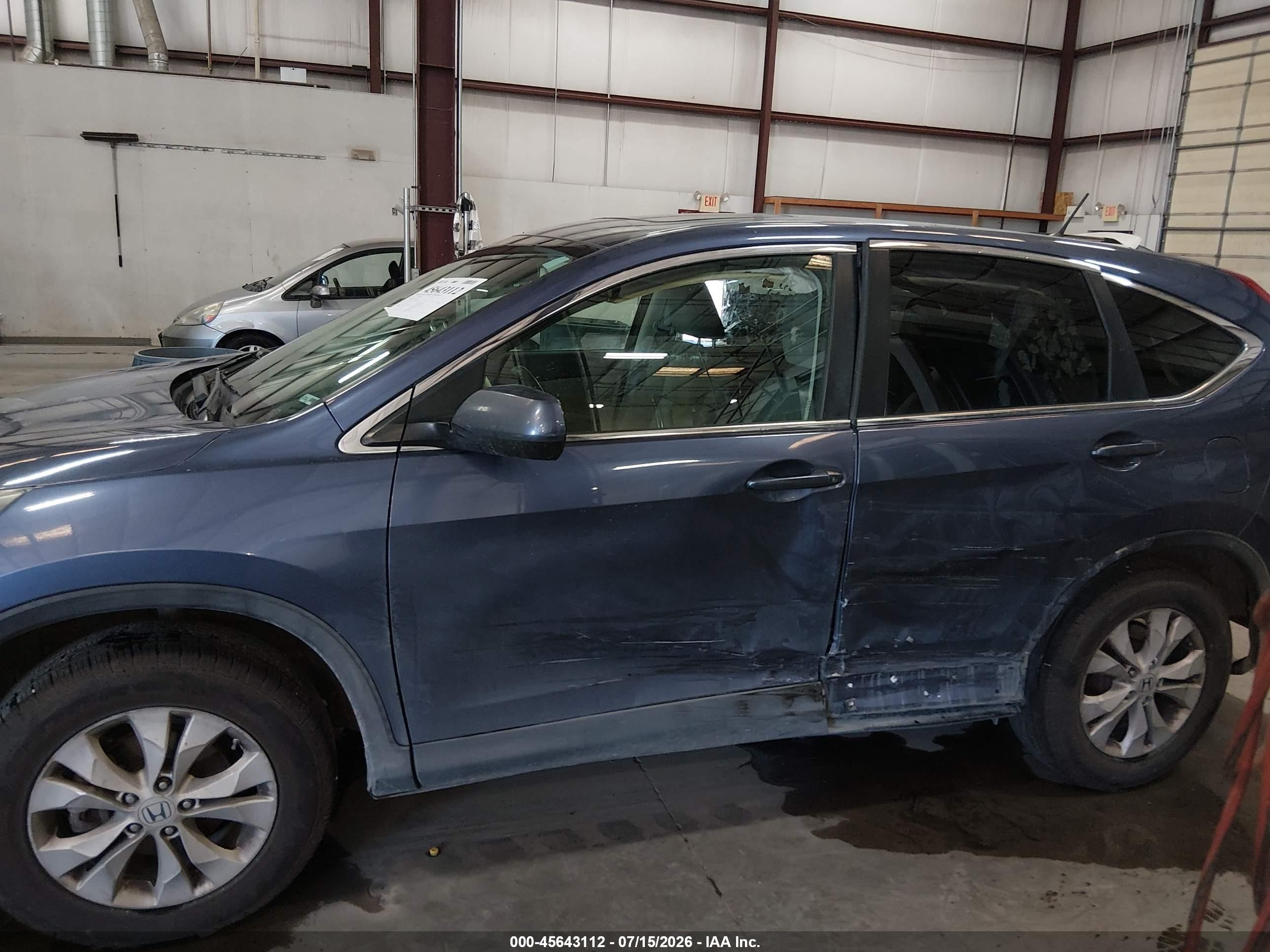 2013 Honda Cr-v Ex Синий vin: 5J6RM4H50DL047353