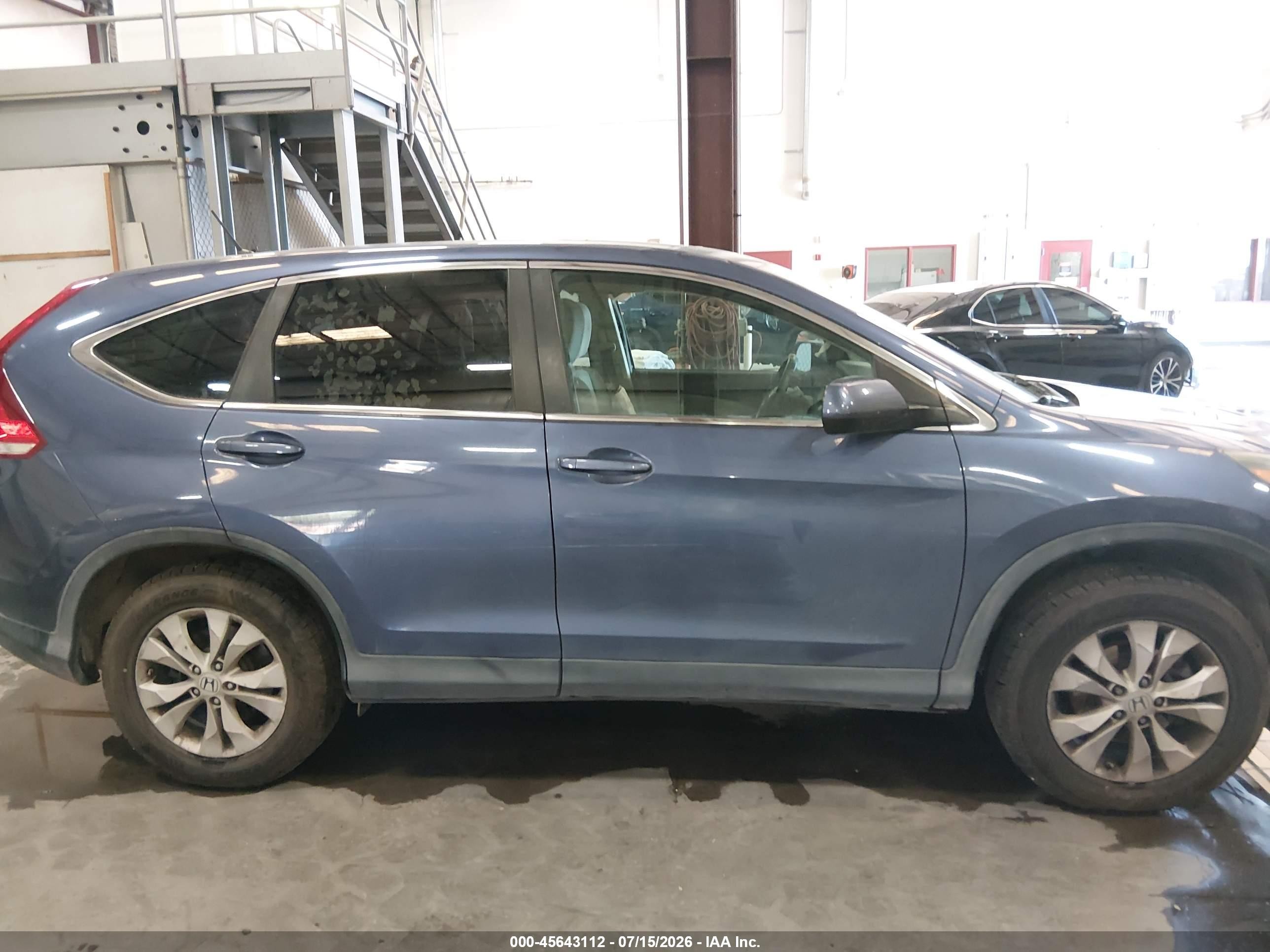 2013 Honda Cr-v Ex Синий vin: 5J6RM4H50DL047353