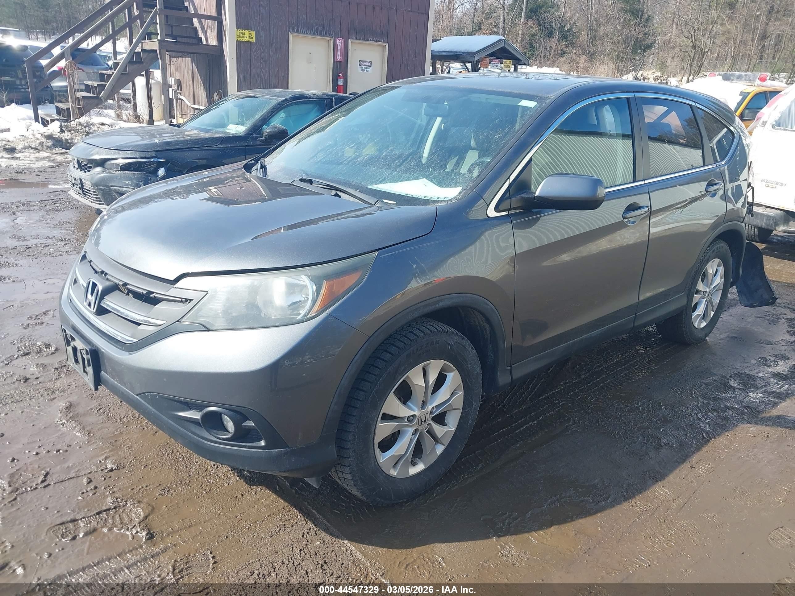 2013 Honda Cr-v Ex Gray vin: 5J6RM4H50DL051421