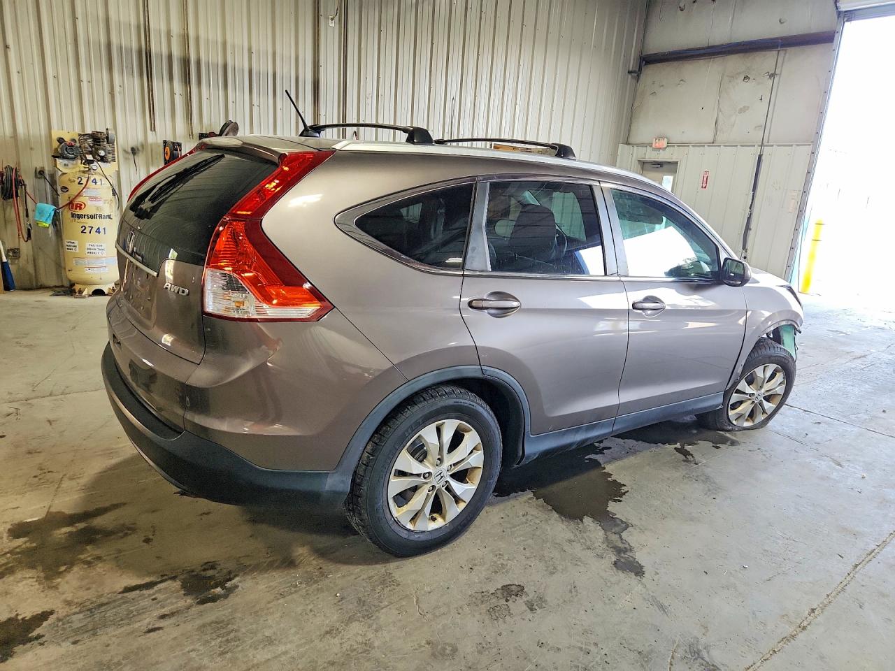 2013 Honda Cr-v Ex Gray vin: 5J6RM4H50DL081745