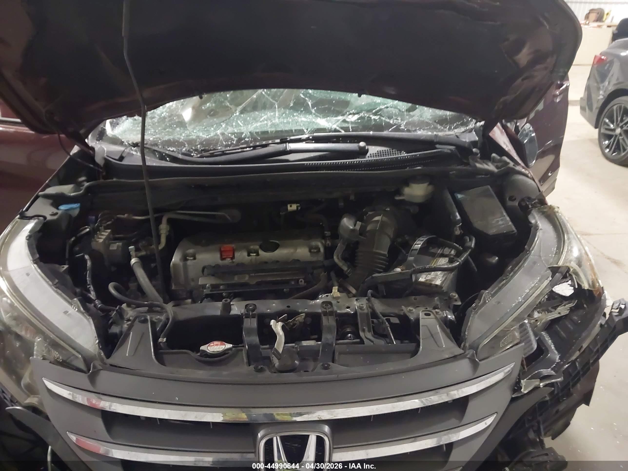 2014 Honda Cr-v Ex Burgundy vin: 5J6RM4H50EL002513