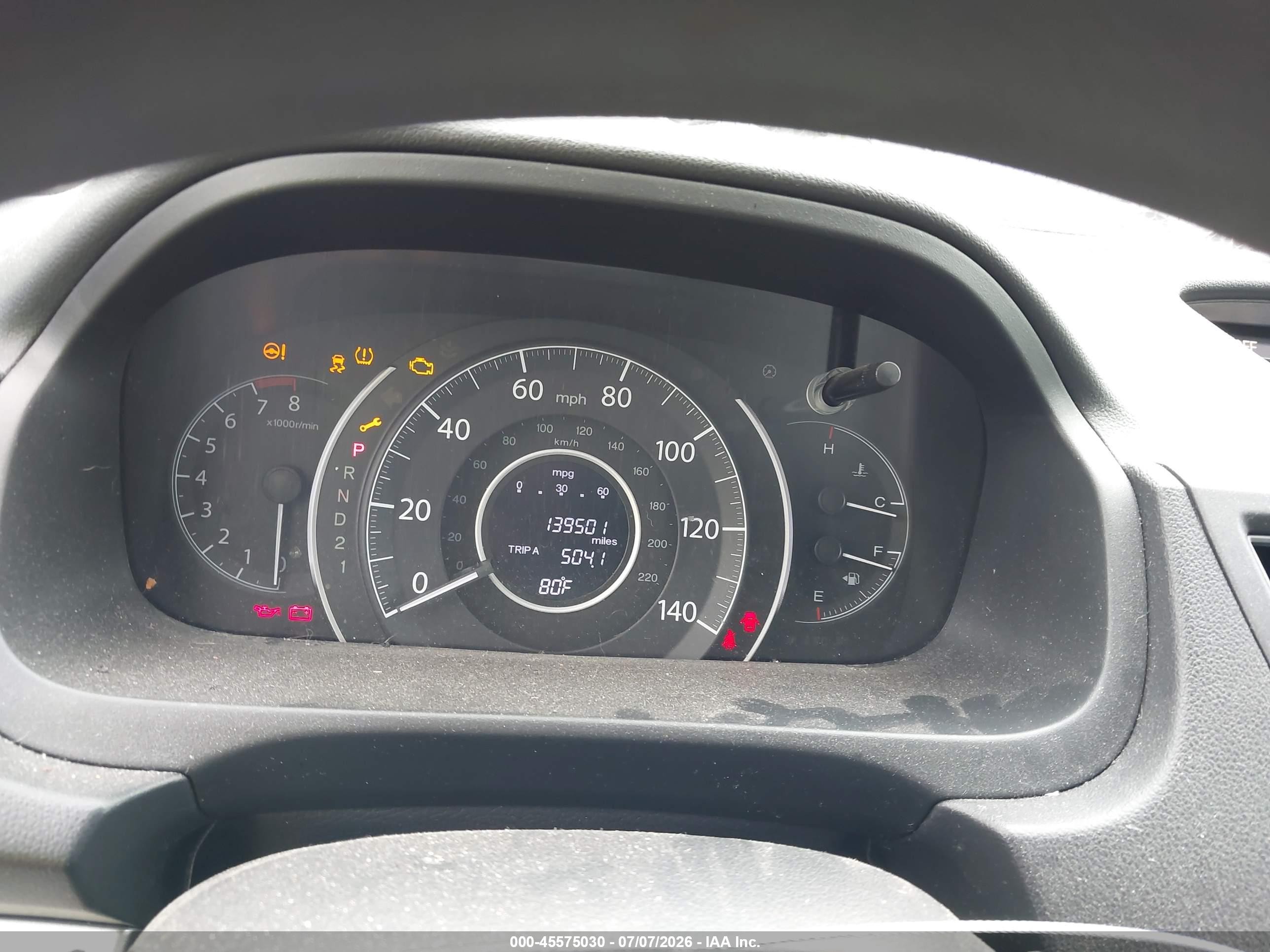 2014 Honda Cr-v Ex Gray vin: 5J6RM4H50EL022034