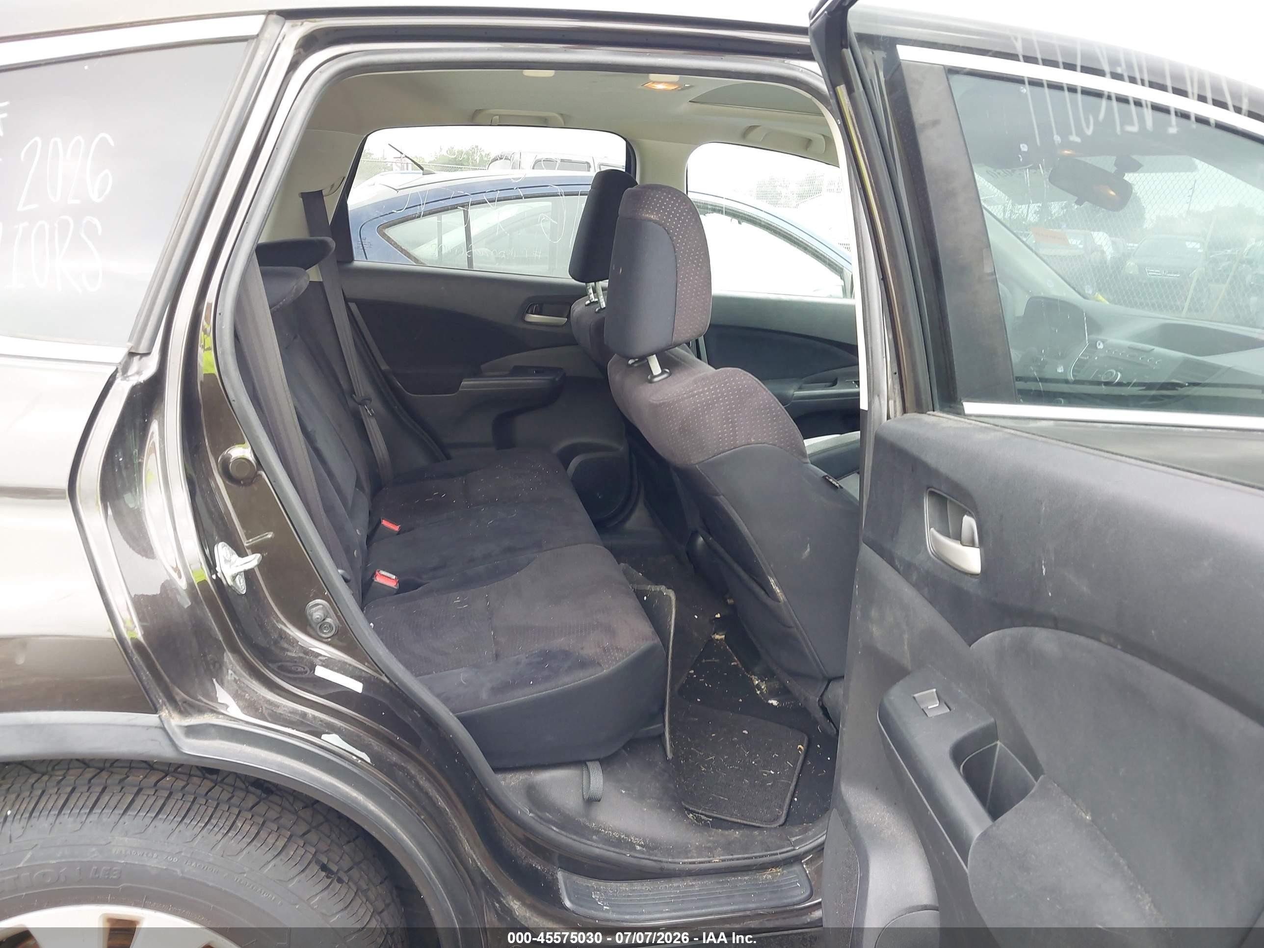 2014 Honda Cr-v Ex Gray vin: 5J6RM4H50EL022034