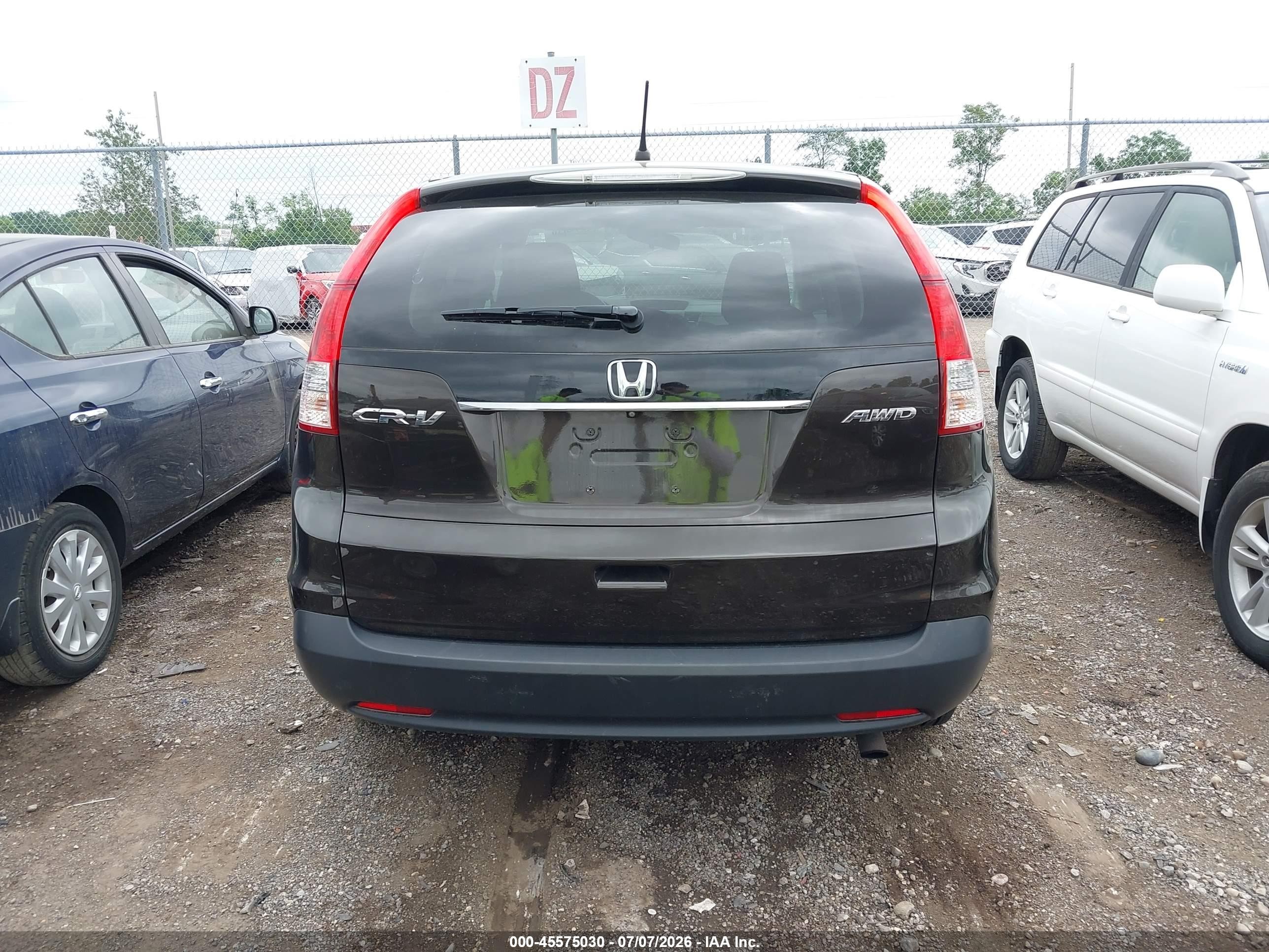 2014 Honda Cr-v Ex Gray vin: 5J6RM4H50EL022034