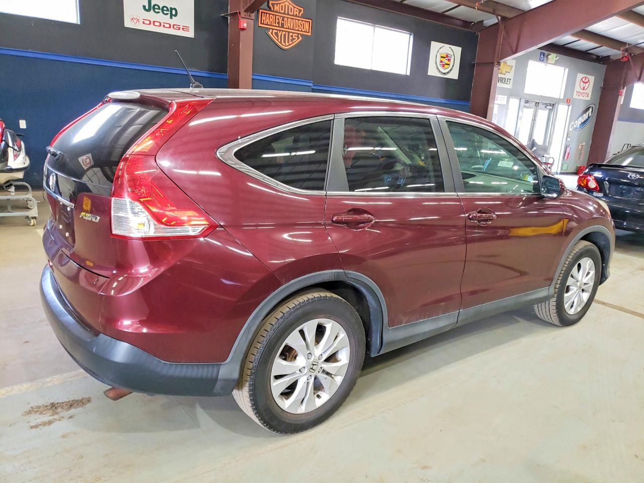 2014 Honda Cr-v Ex Темно-бордовый vin: 5J6RM4H50EL025855