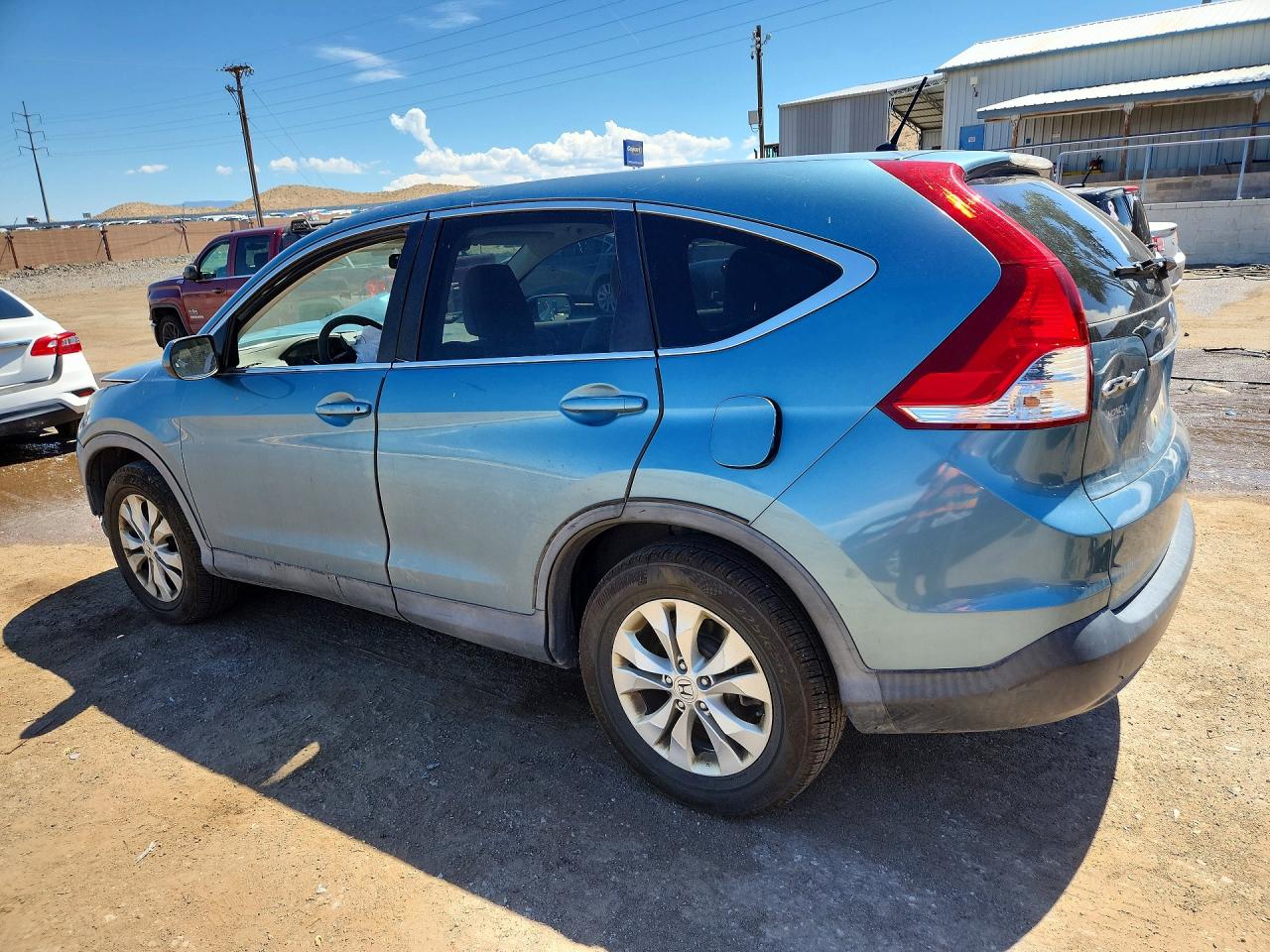 2014 Honda Cr-v Ex Синий vin: 5J6RM4H50EL061349