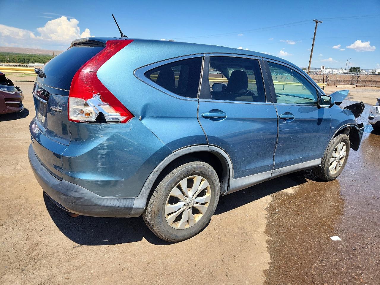 2014 Honda Cr-v Ex Синий vin: 5J6RM4H50EL061349