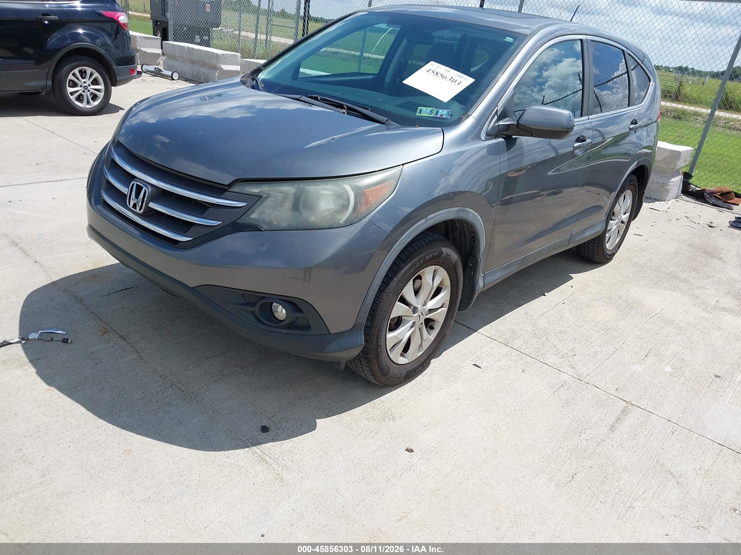 2014 Honda Cr-v Ex Gray vin: 5J6RM4H50EL065384