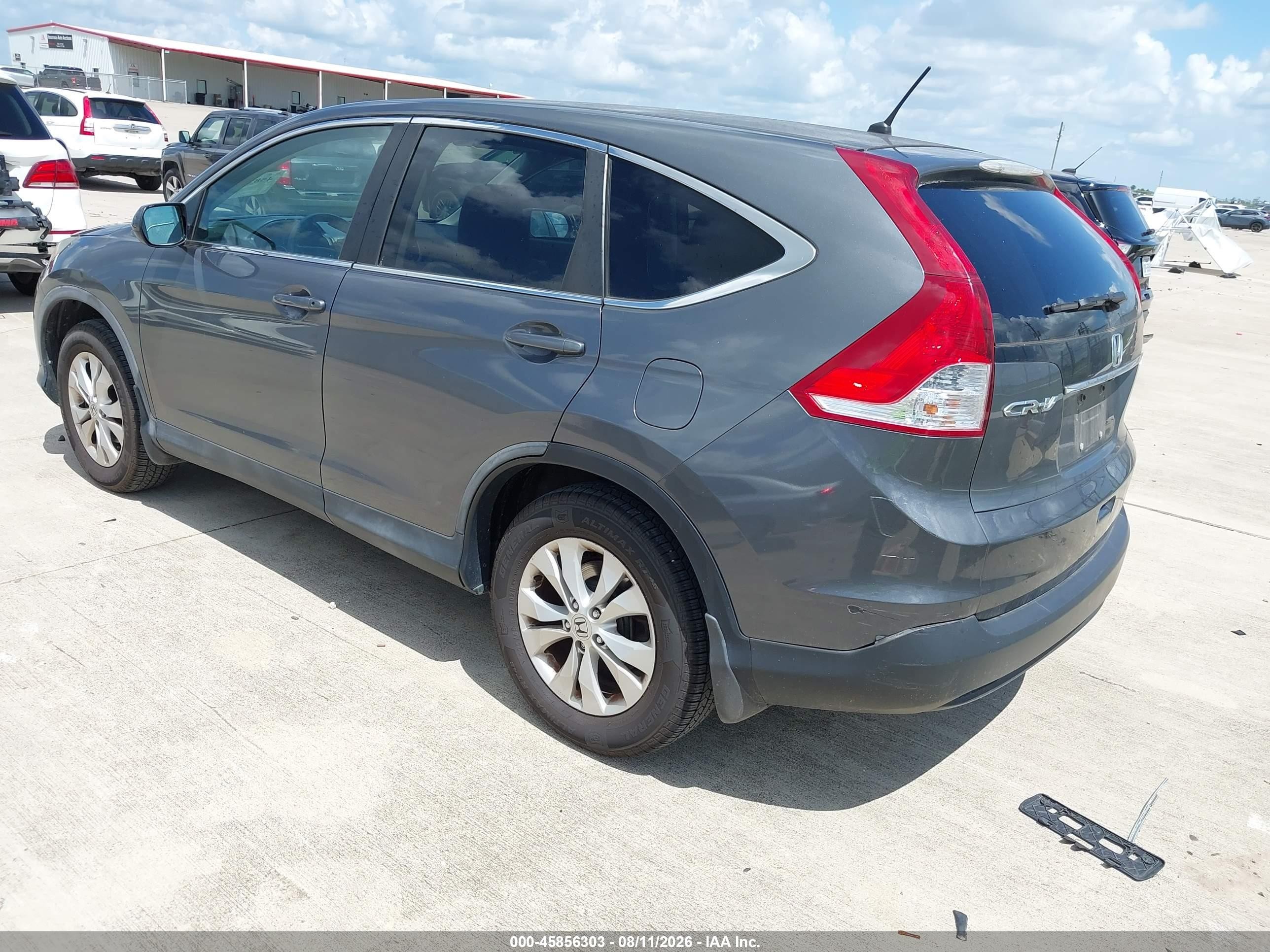 2014 Honda Cr-v Ex Gray vin: 5J6RM4H50EL065384