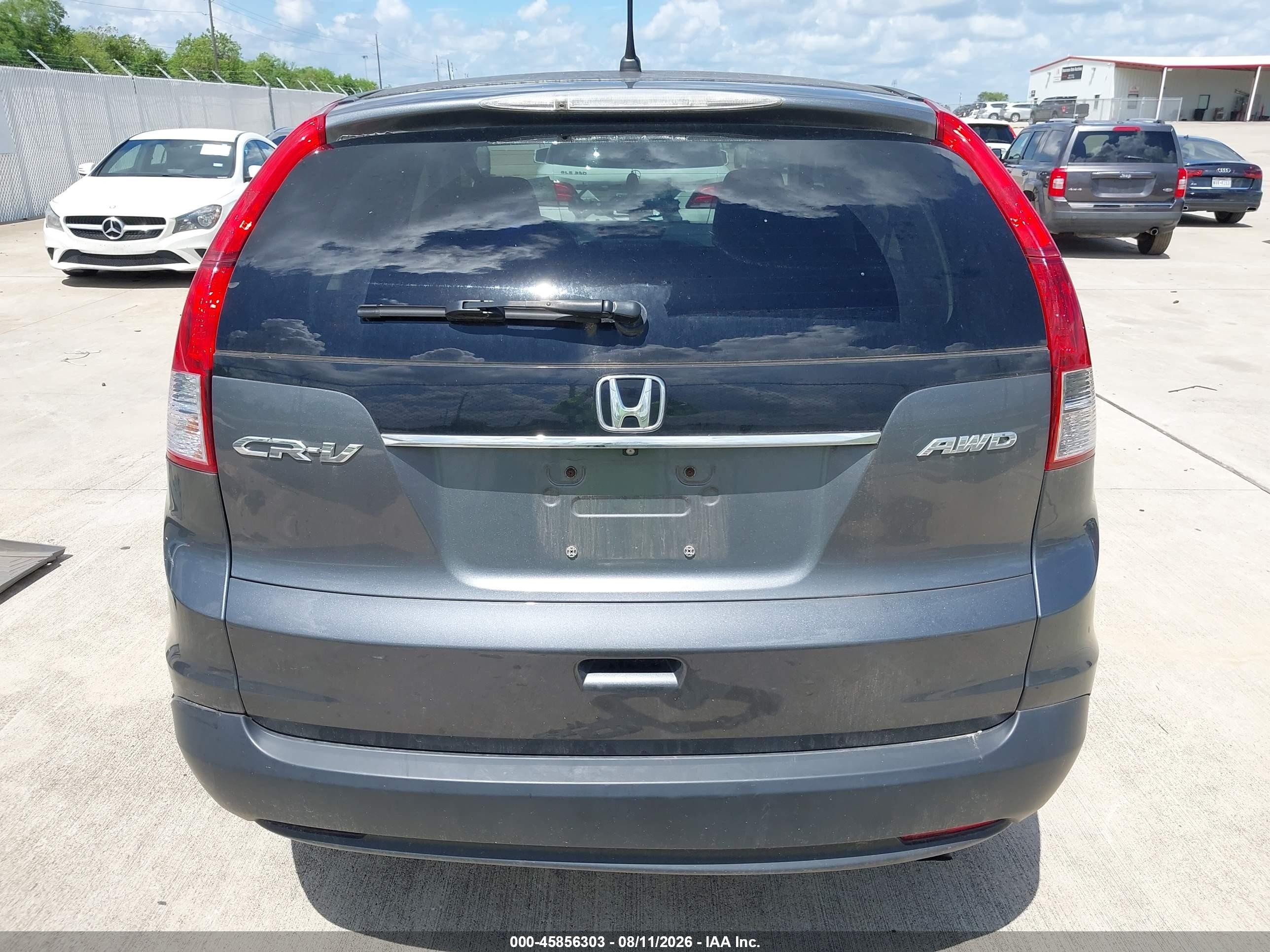 2014 Honda Cr-v Ex Gray vin: 5J6RM4H50EL065384