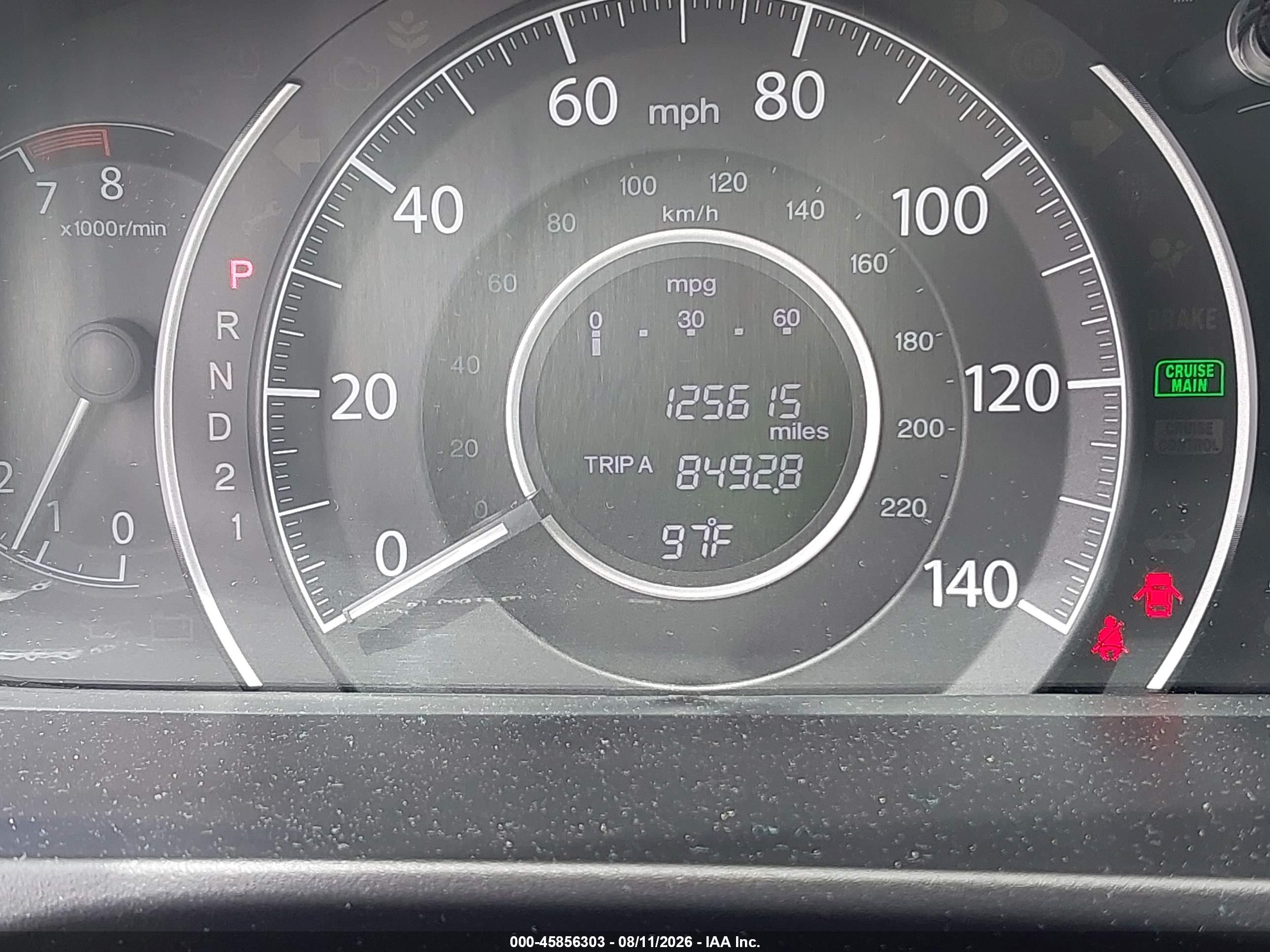 2014 Honda Cr-v Ex Gray vin: 5J6RM4H50EL065384