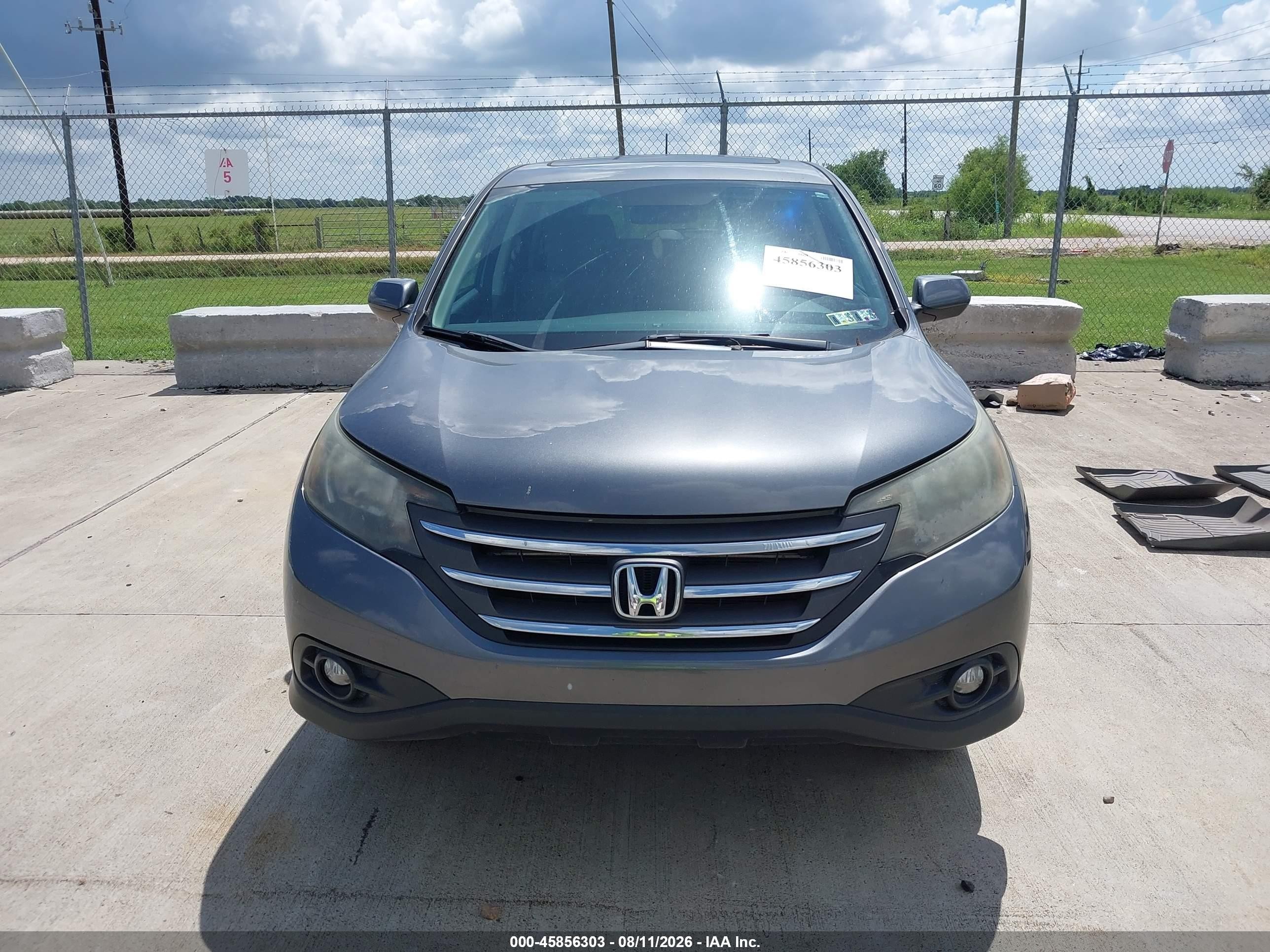 2014 Honda Cr-v Ex Gray vin: 5J6RM4H50EL065384