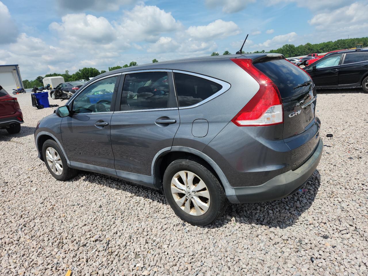 2014 Honda Cr-v Ex Gray vin: 5J6RM4H50EL065398