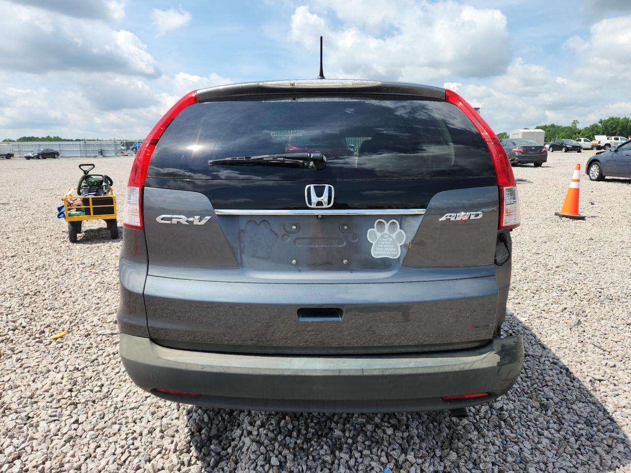 2014 Honda Cr-v Ex Gray vin: 5J6RM4H50EL065398