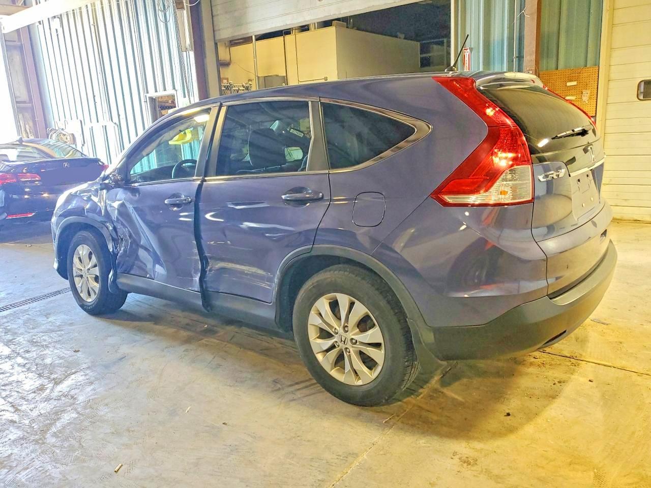 2014 Honda Cr-v Ex Blue vin: 5J6RM4H50EL066969
