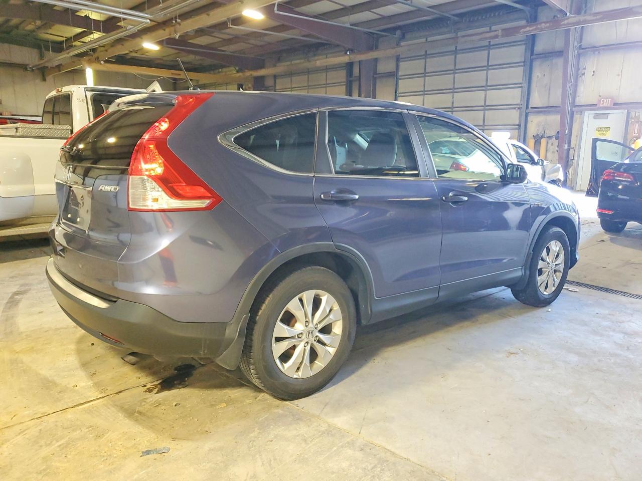 2014 Honda Cr-v Ex Blue vin: 5J6RM4H50EL066969
