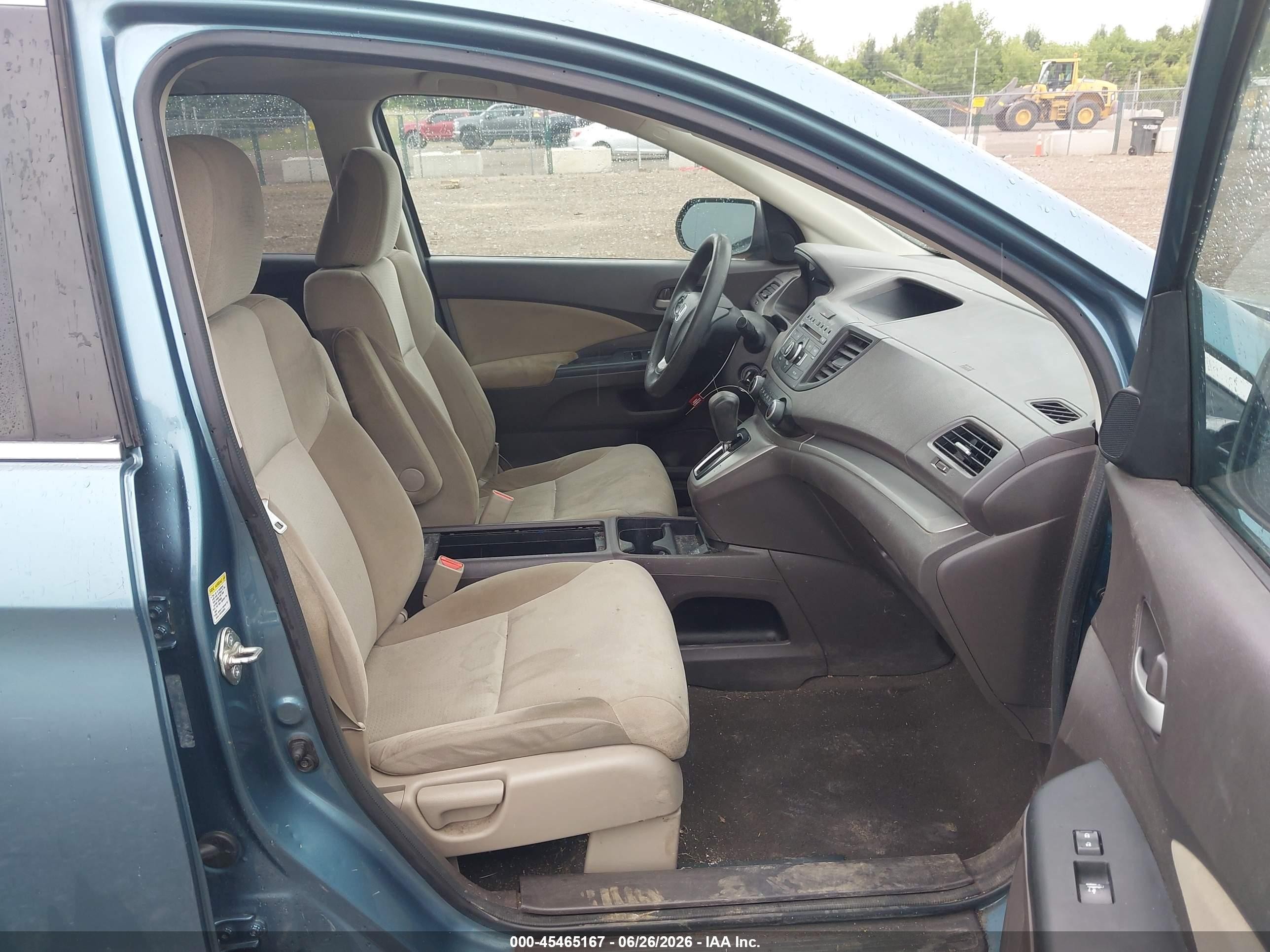 2014 Honda Cr-v Ex Light Blue vin: 5J6RM4H50EL079172
