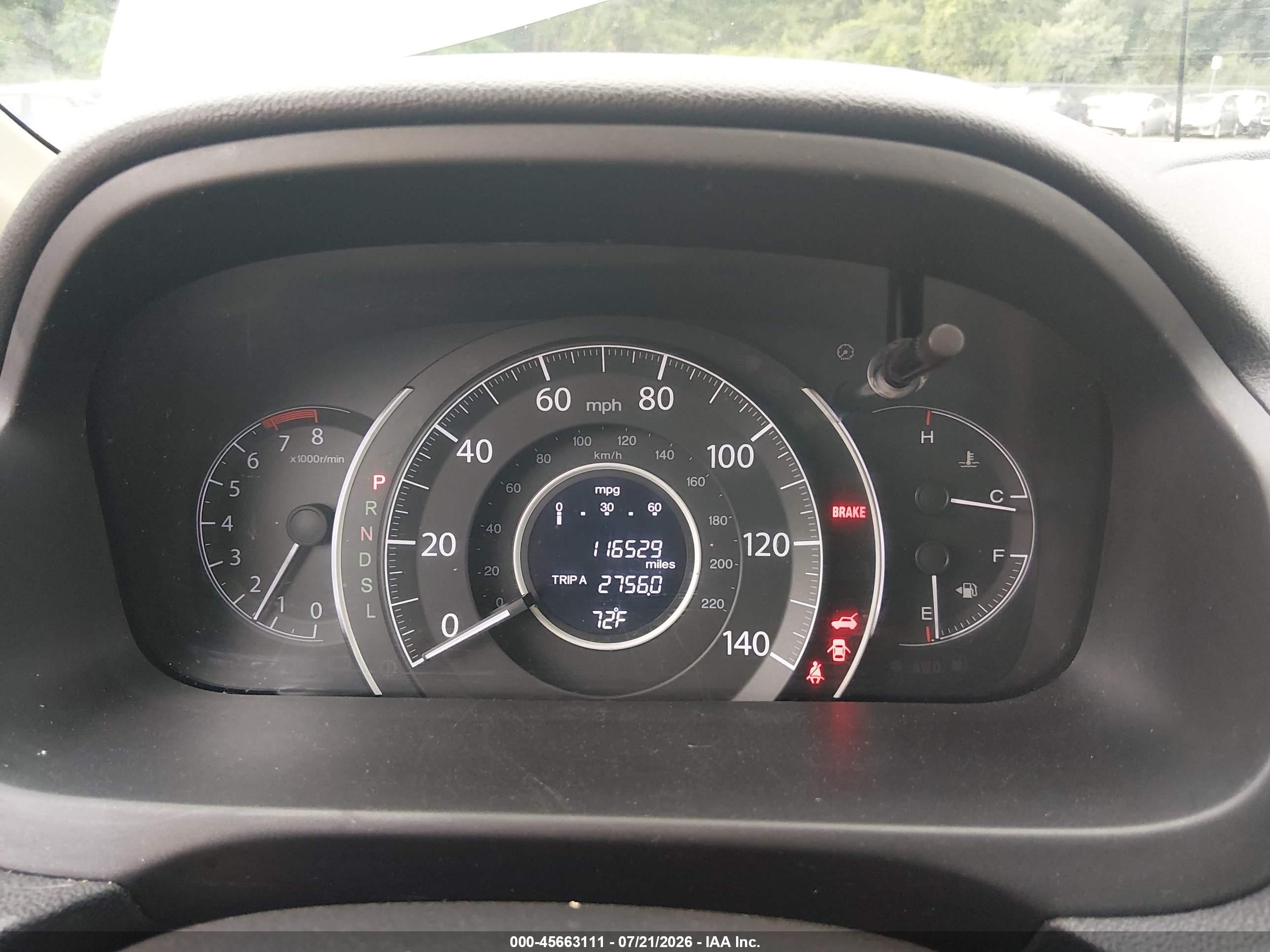 2015 Honda Cr-v Ex Blue vin: 5J6RM4H50FL028126