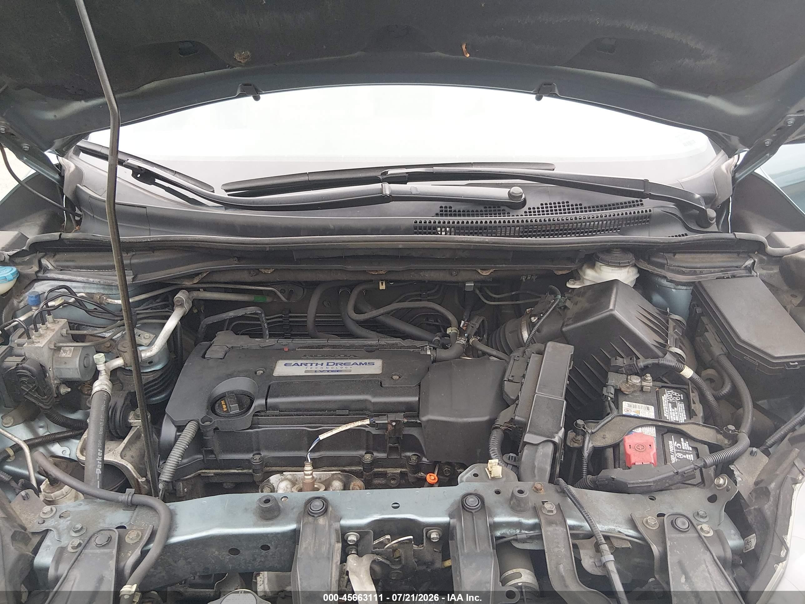2015 Honda Cr-v Ex Blue vin: 5J6RM4H50FL028126