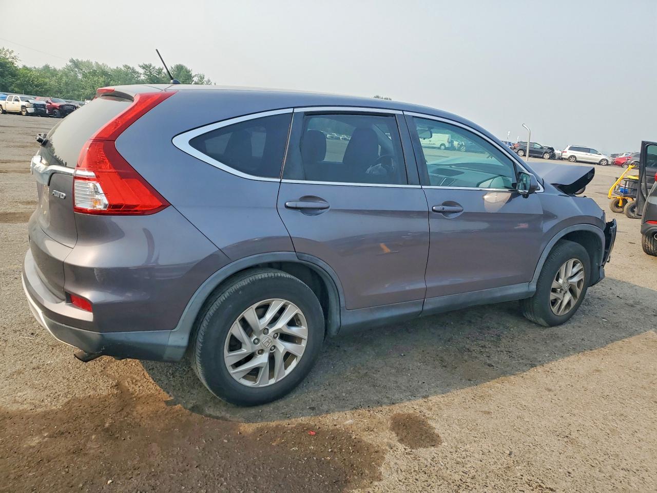 2015 Honda Cr-v Ex Gray vin: 5J6RM4H50FL035478