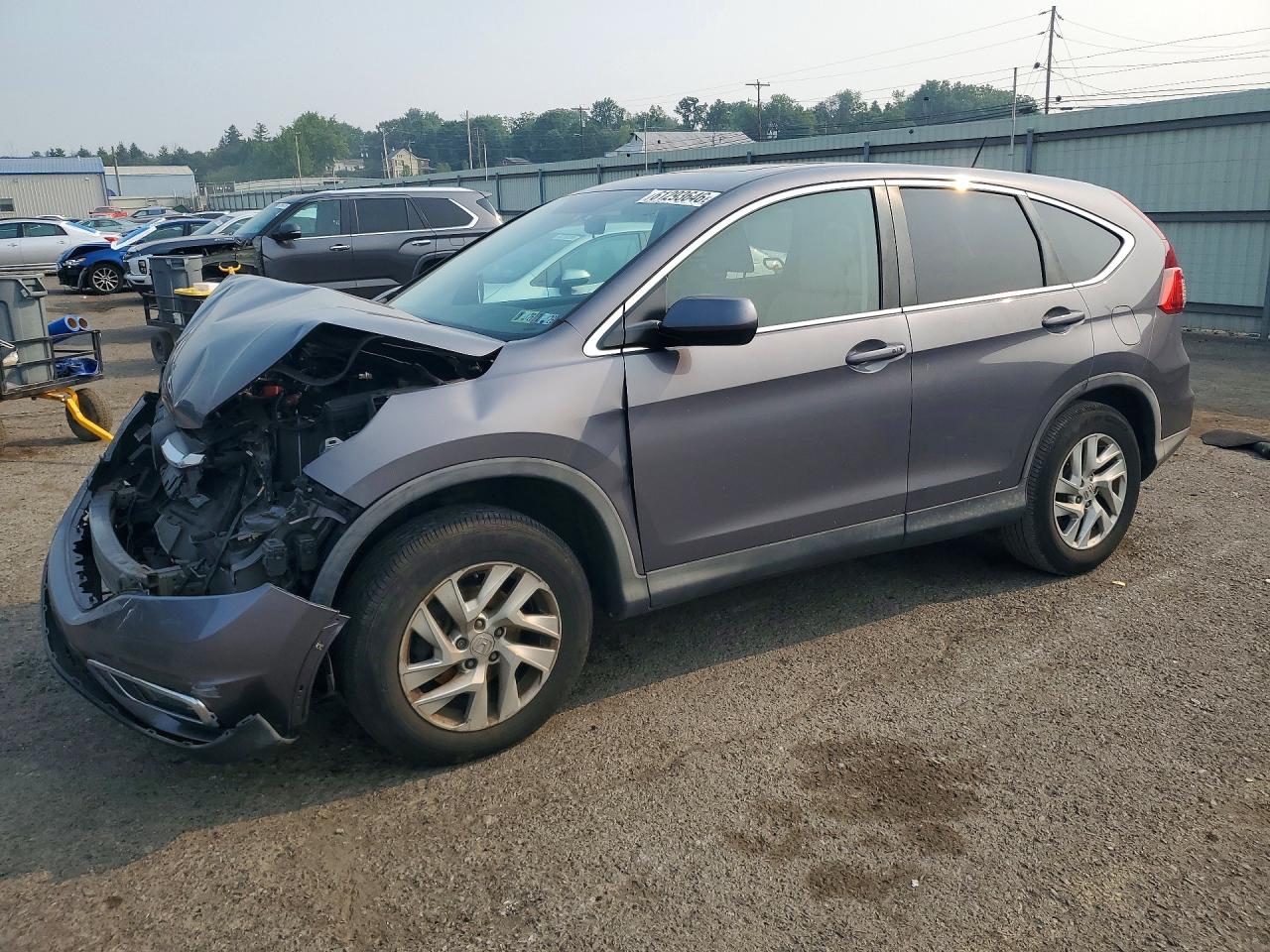 2015 Honda Cr-v Ex Серый vin: 5J6RM4H50FL035478