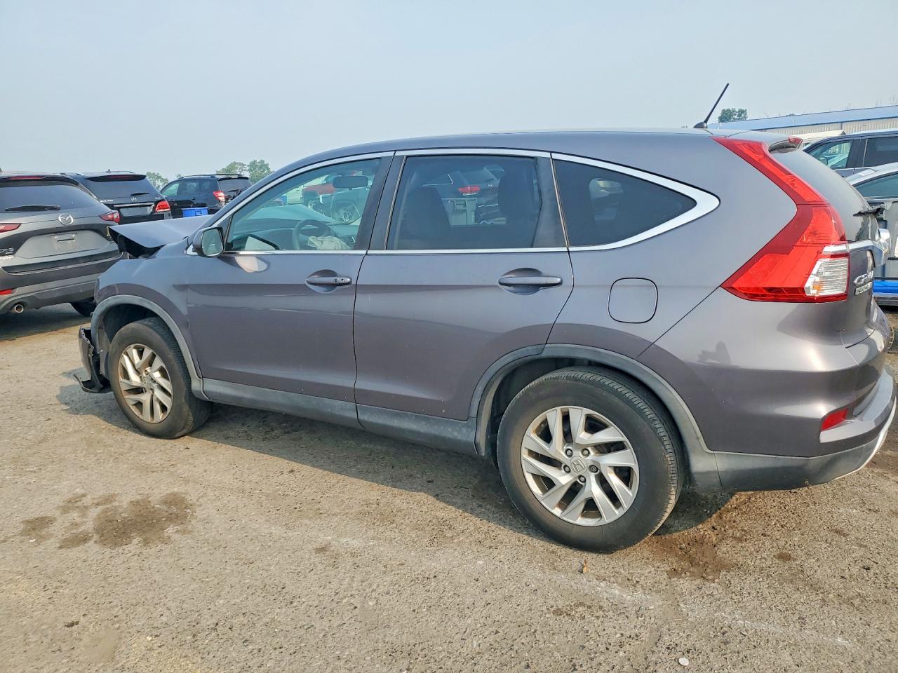 2015 Honda Cr-v Ex Gray vin: 5J6RM4H50FL035478