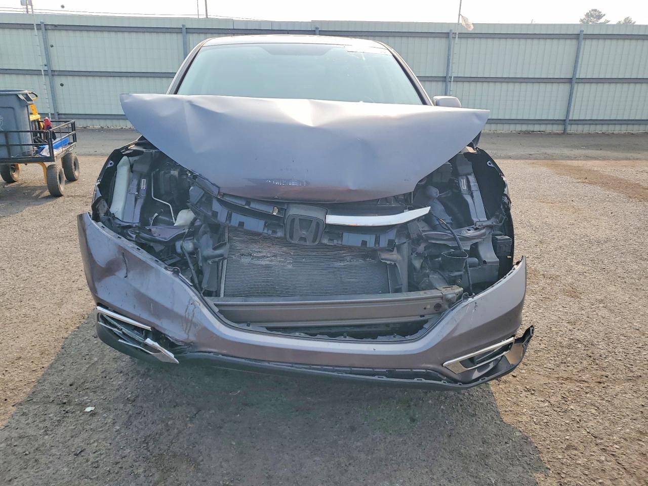 2015 Honda Cr-v Ex Gray vin: 5J6RM4H50FL035478