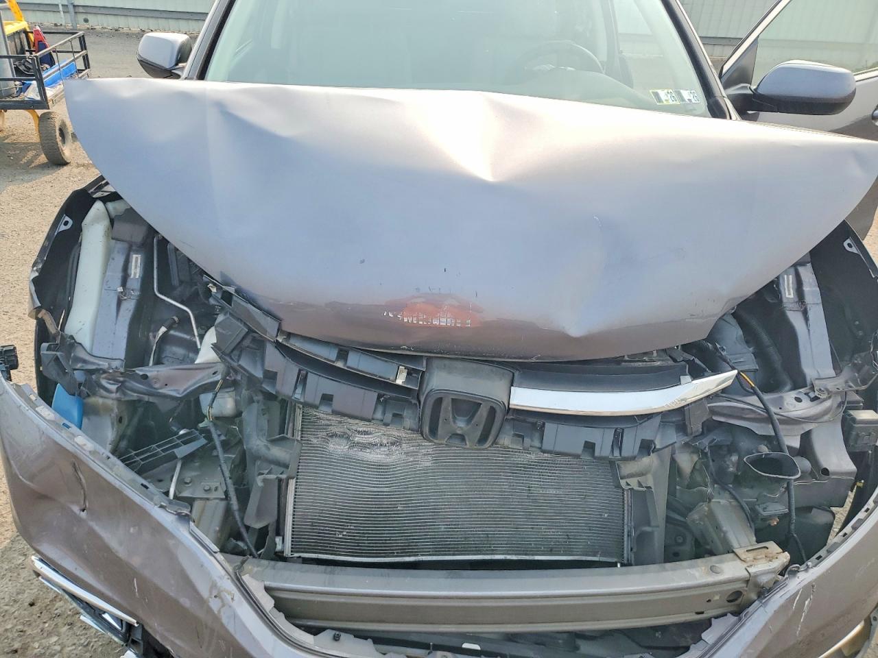 2015 Honda Cr-v Ex Gray vin: 5J6RM4H50FL035478
