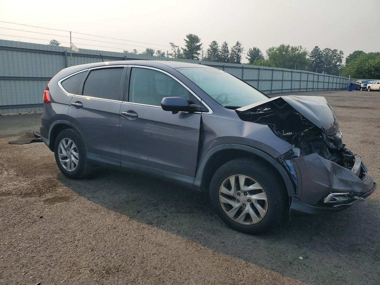 2015 Honda Cr-v Ex Gray vin: 5J6RM4H50FL035478