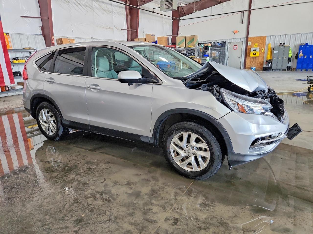 2015 Honda Cr-v Ex Silver vin: 5J6RM4H50FL067105