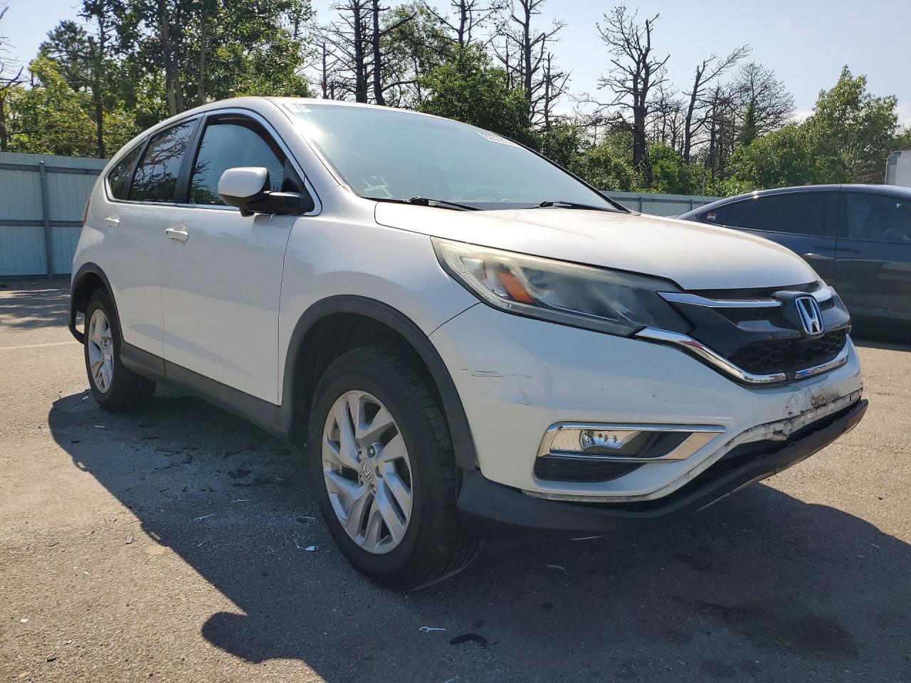 2015 Honda Cr-v Ex White vin: 5J6RM4H50FL092831