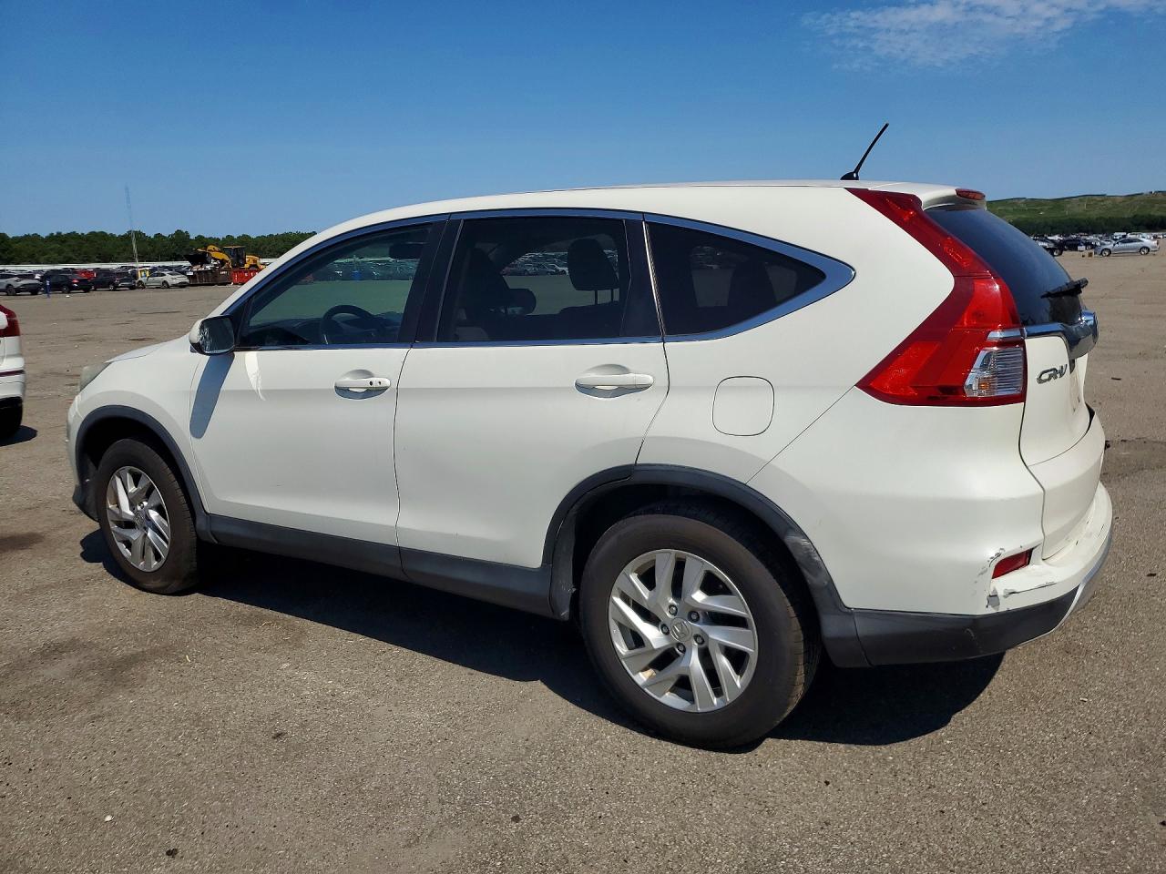 2015 Honda Cr-v Ex White vin: 5J6RM4H50FL092831