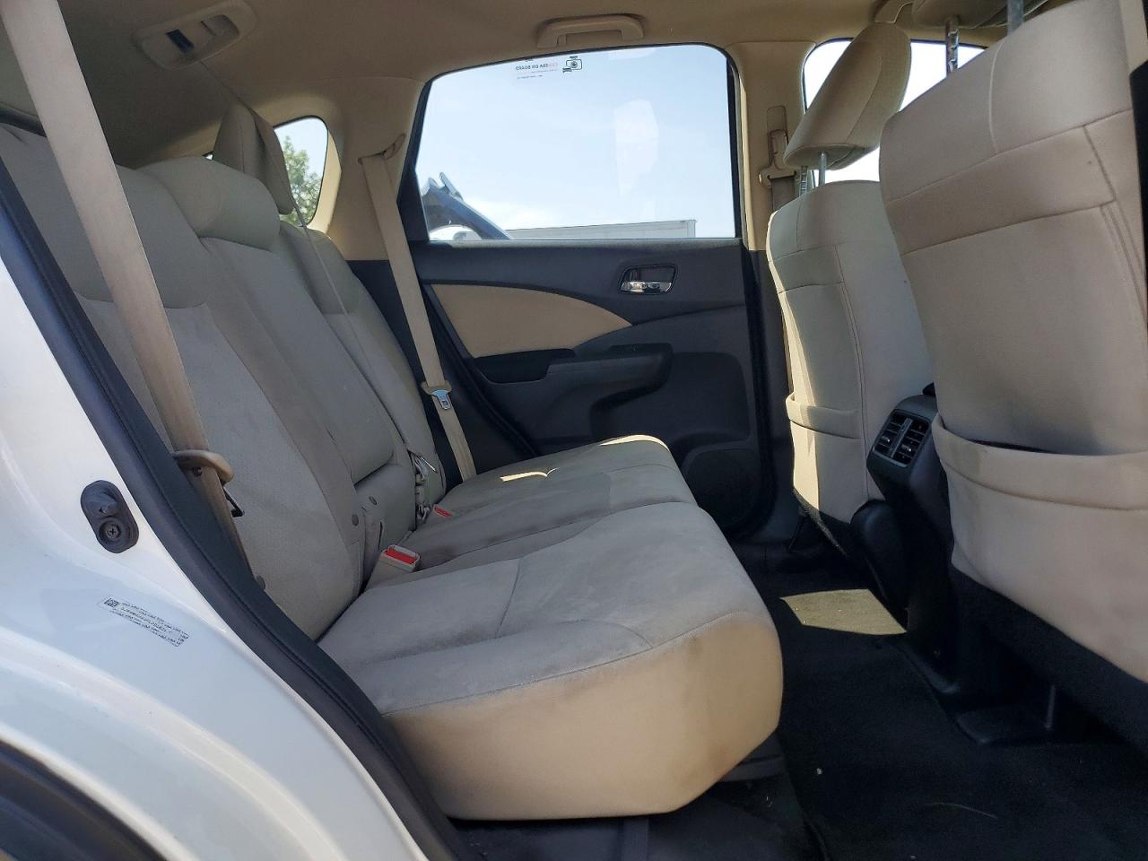 2015 Honda Cr-v Ex White vin: 5J6RM4H50FL092831