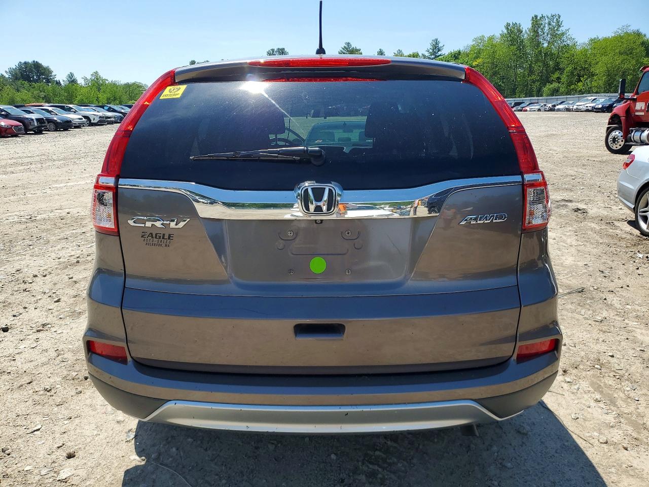 2015 Honda Cr-v Ex Brown vin: 5J6RM4H50FL103360