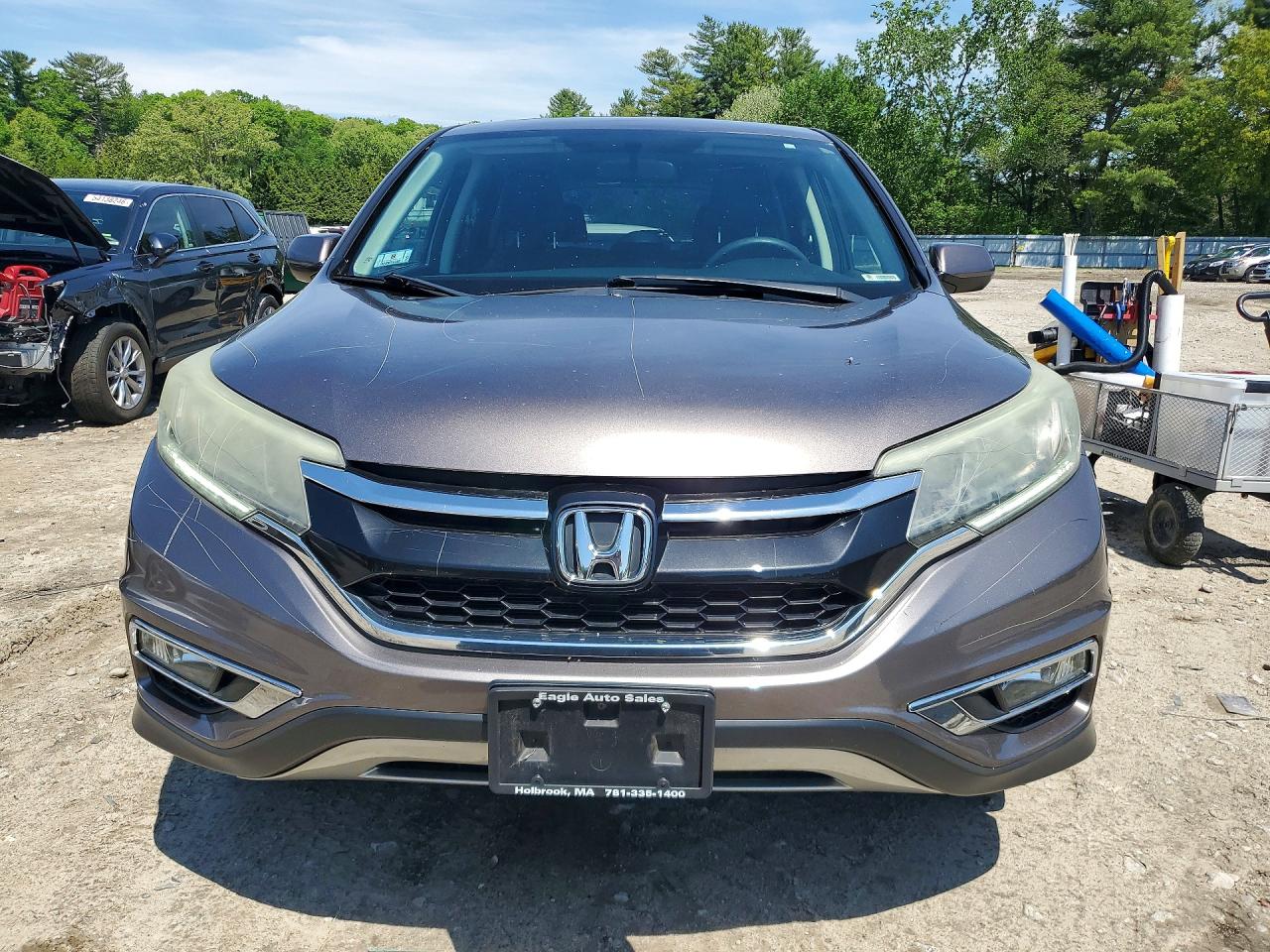 2015 Honda Cr-v Ex Brown vin: 5J6RM4H50FL103360