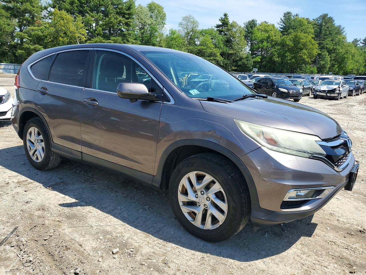 2015 Honda Cr-v Ex Brown vin: 5J6RM4H50FL103360